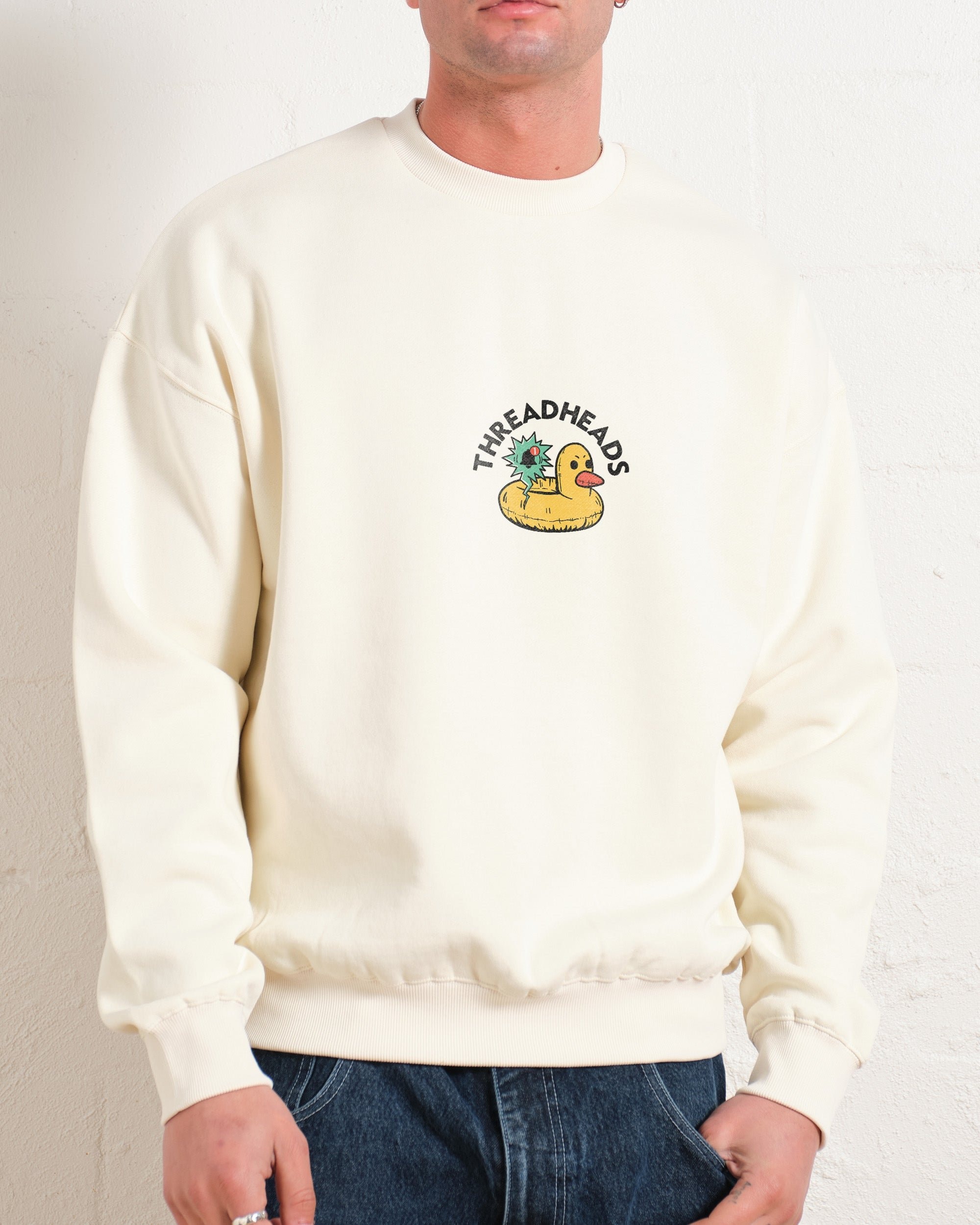 Another Fine Day Front and Back Unisex Sweatshirt - Premium Cotton Poly Blend 340gsm
