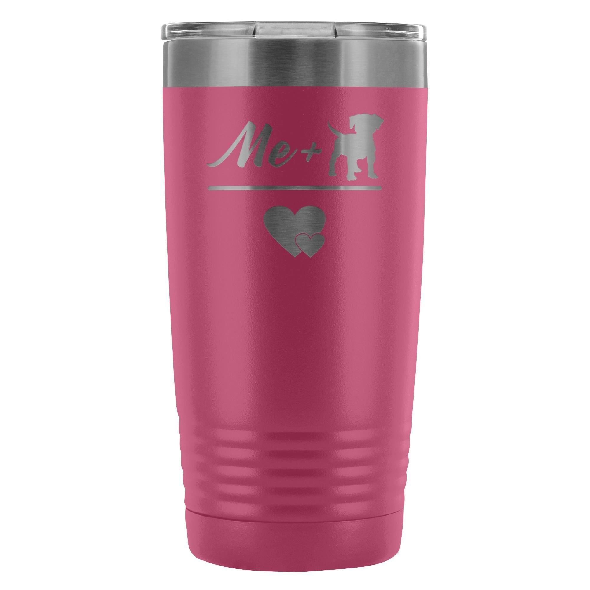Me + Dogs = Love 20oz Vacuum Tumbler - Polar Camel Insulated Dog Lover Gift