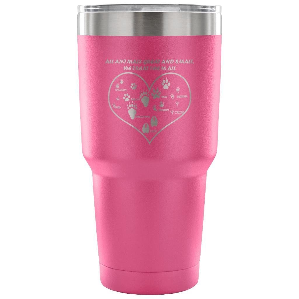 Veterinary 'All Animals Great and Small We Treat Them All' 30oz Vacuum Insulated Tumbler