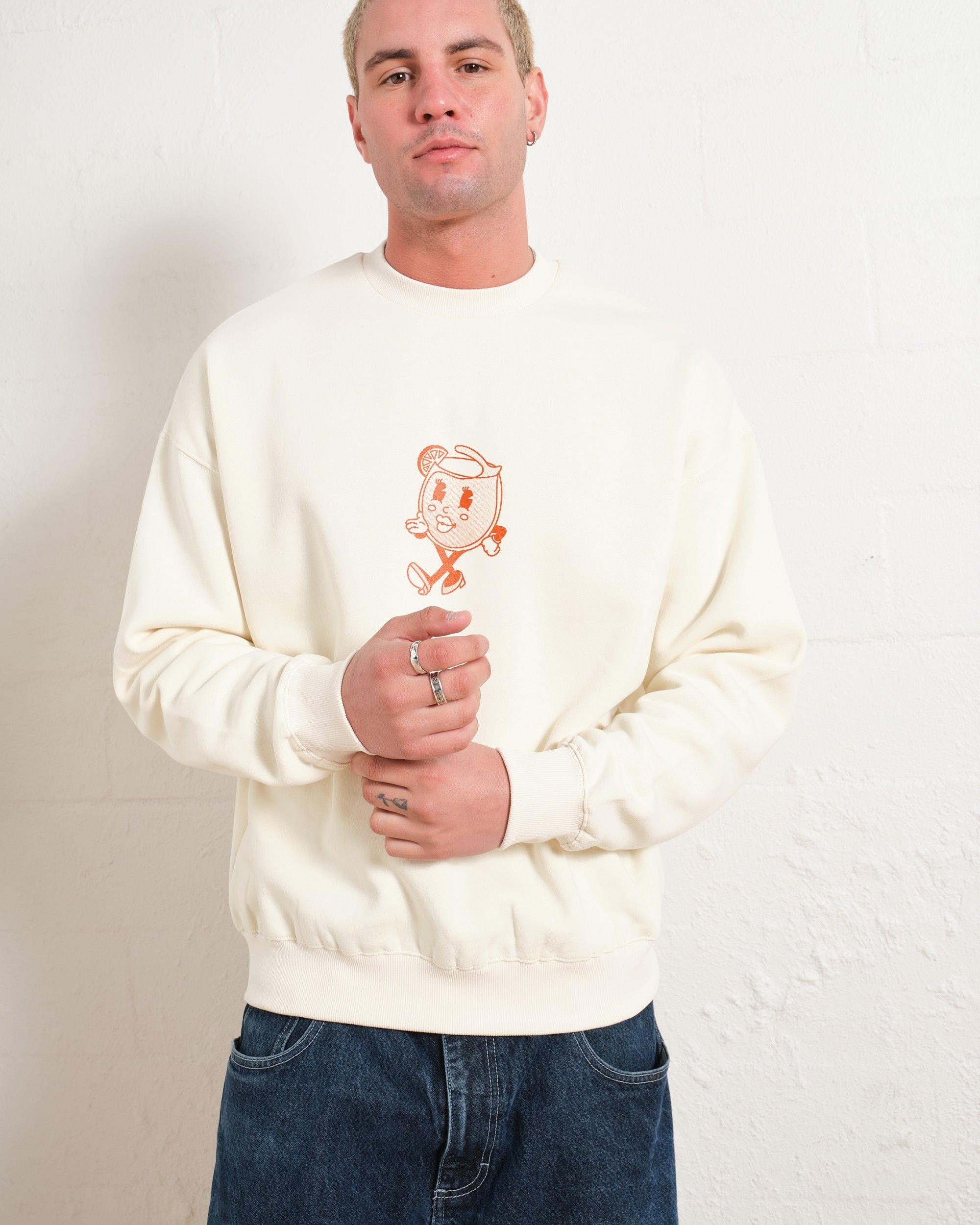 Aperol Spritz Unisex Sweatshirt - Premium 340gsm Cotton Poly Blend Graphic Print