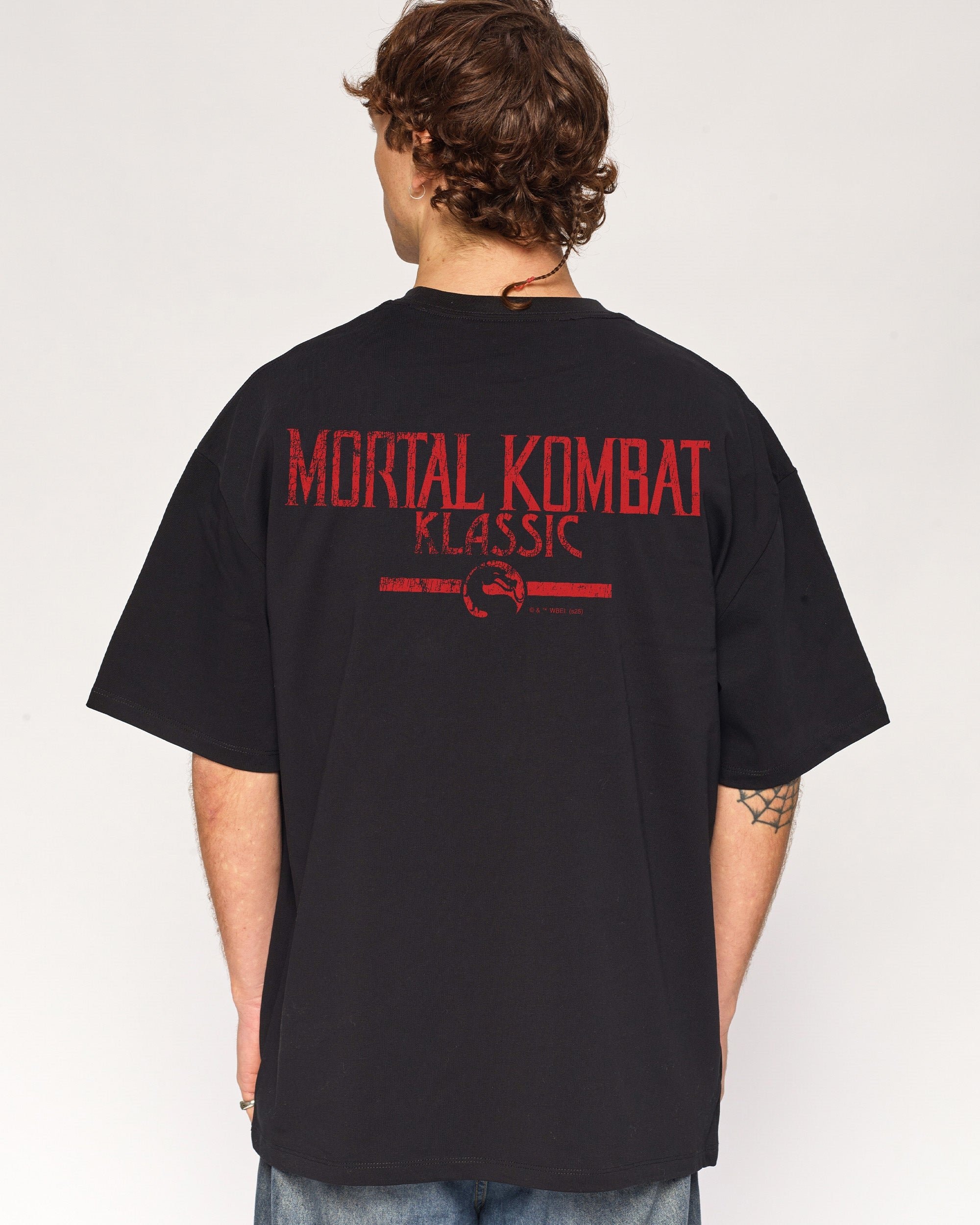 Mortal Kombat Banner Oversized Graphic Tee - Unisex 100% Combed Cotton Heavyweight