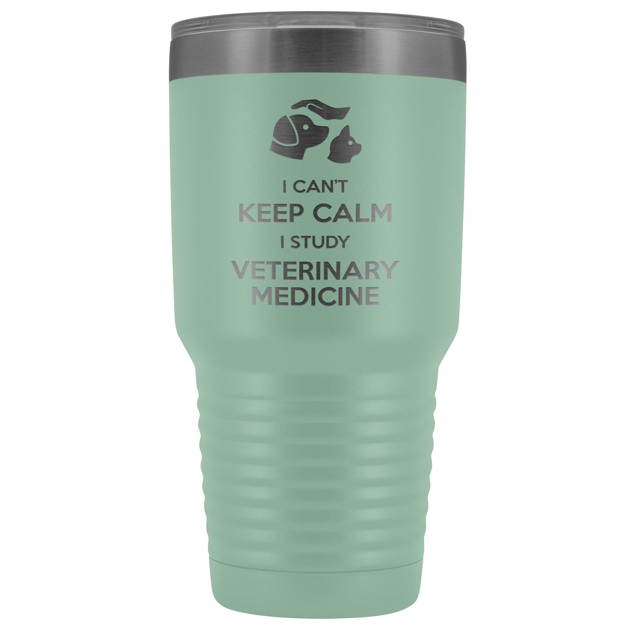 30oz Vacuum Tumbler Vet Student I Can't Keep Calm I Study Veterinary Medicine Polar Camel