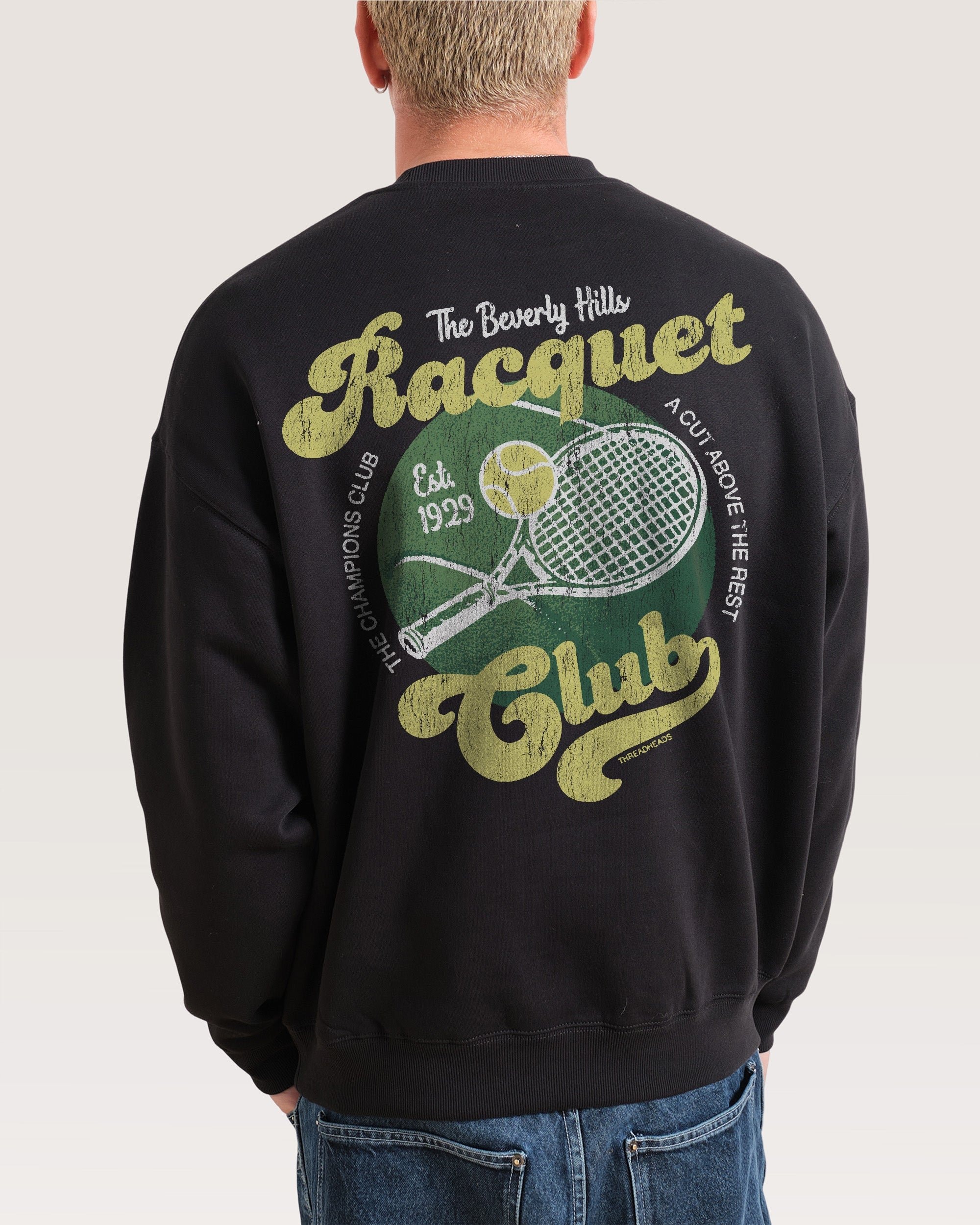 Beverly Hills Racquet Club Unisex Sweatshirt - Premium 340gsm Cotton Poly Blend