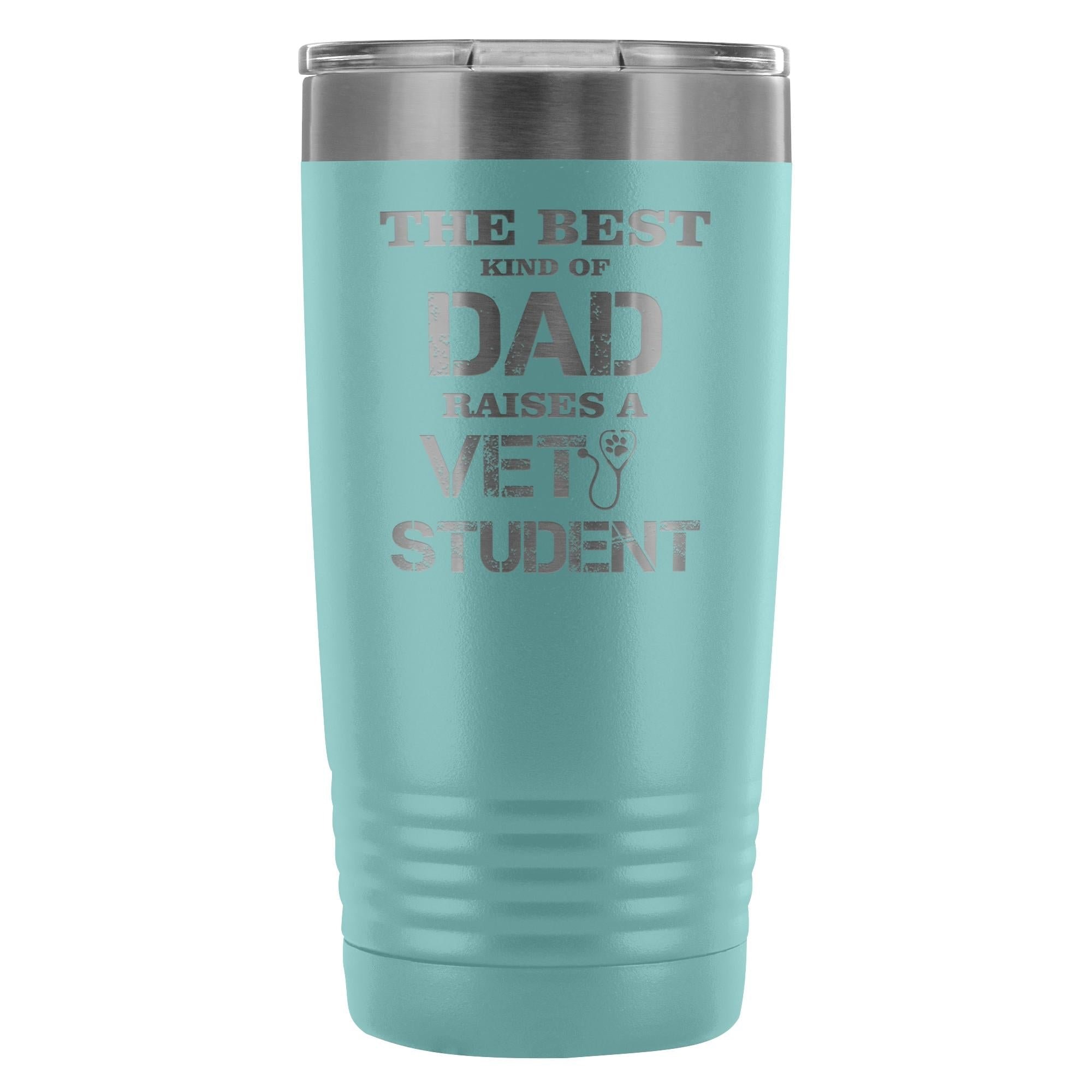 Vet Student Dad 20oz Vacuum Tumbler - Polar Camel Double Wall Insulated