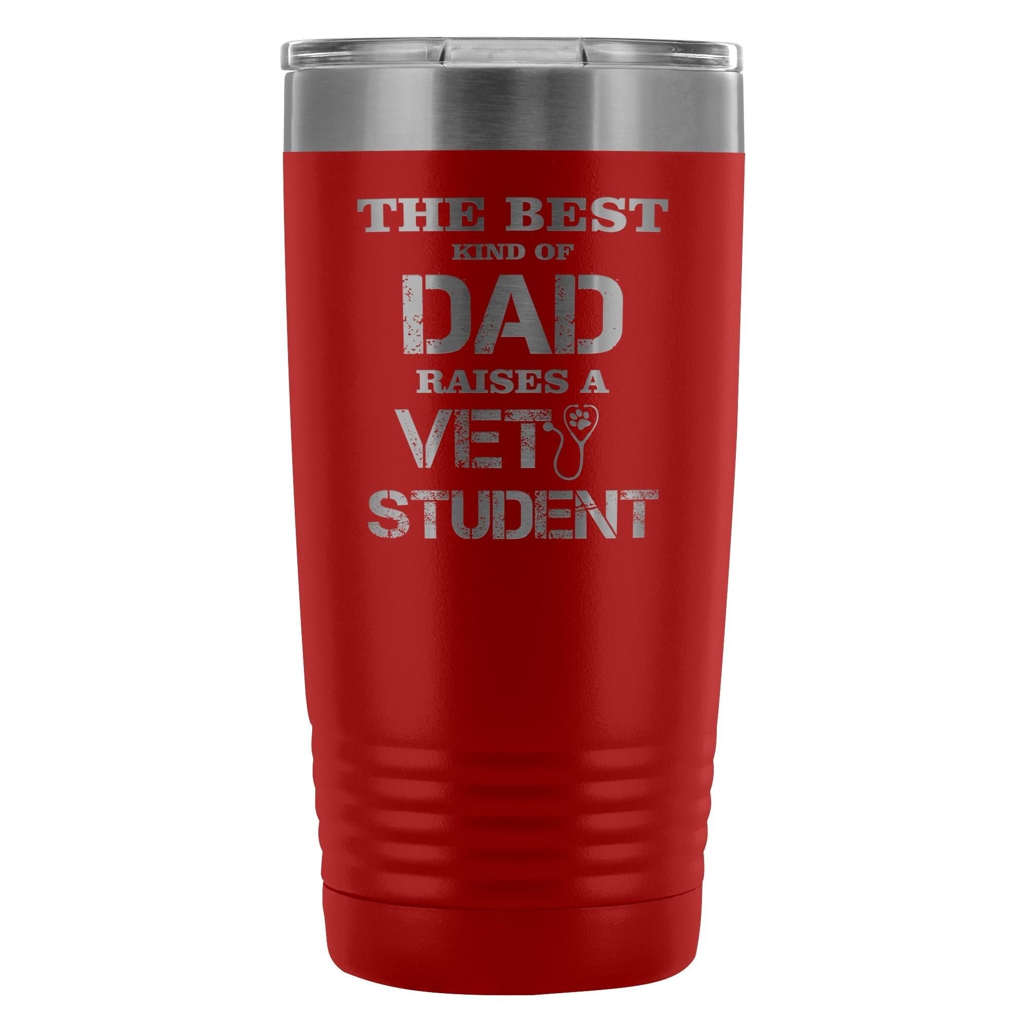 Vet Student Dad 20oz Vacuum Tumbler - Polar Camel Double Wall Insulated