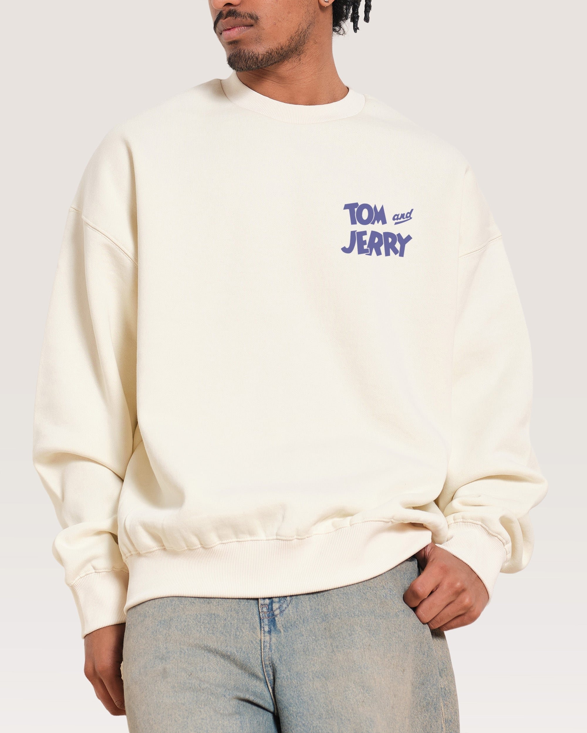 Troublesome Jerry Tom and Jerry Unisex Sweatshirt 340gsm Cotton Poly Blend