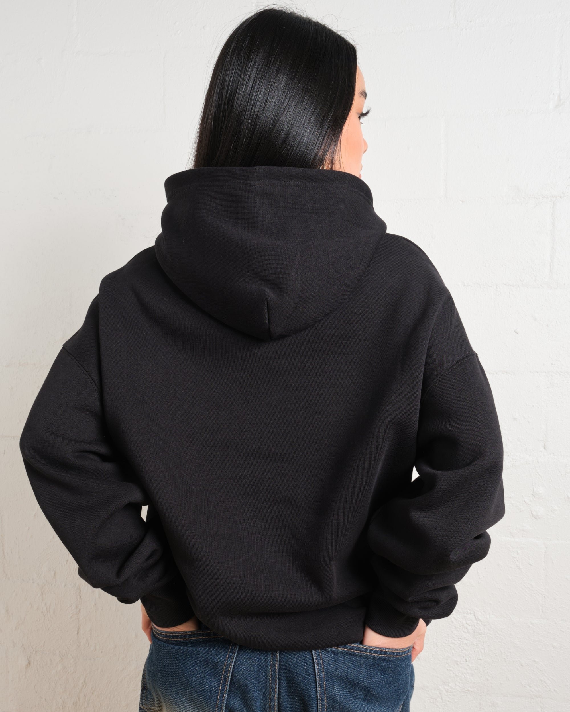 Oversized Unisex Hoodie 340 GSM Cotton Poly Blend Drop Shoulder Relaxed Fit