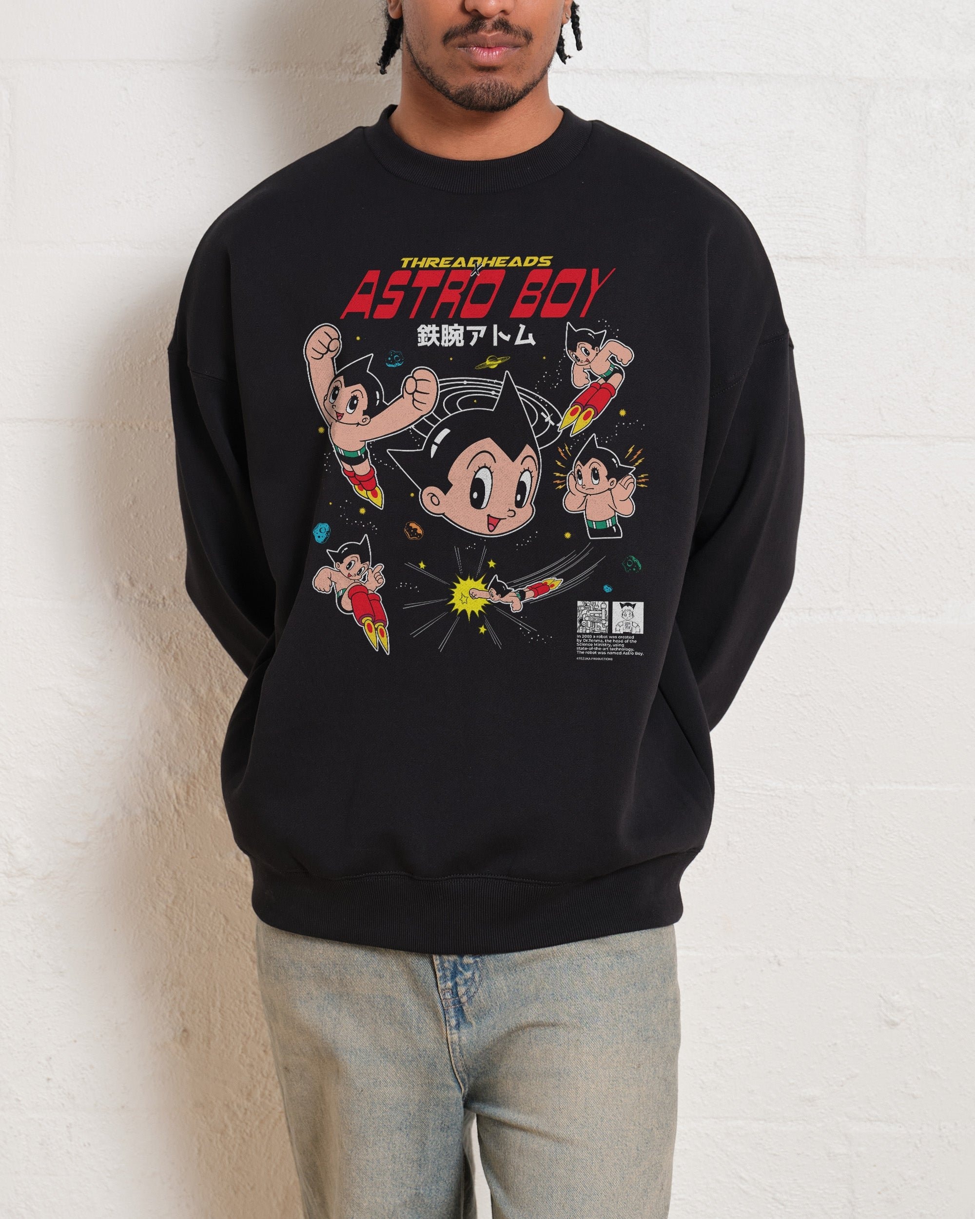 Multi Astro Boy Unisex Sweatshirt - Premium 340gsm Cotton Poly Blend