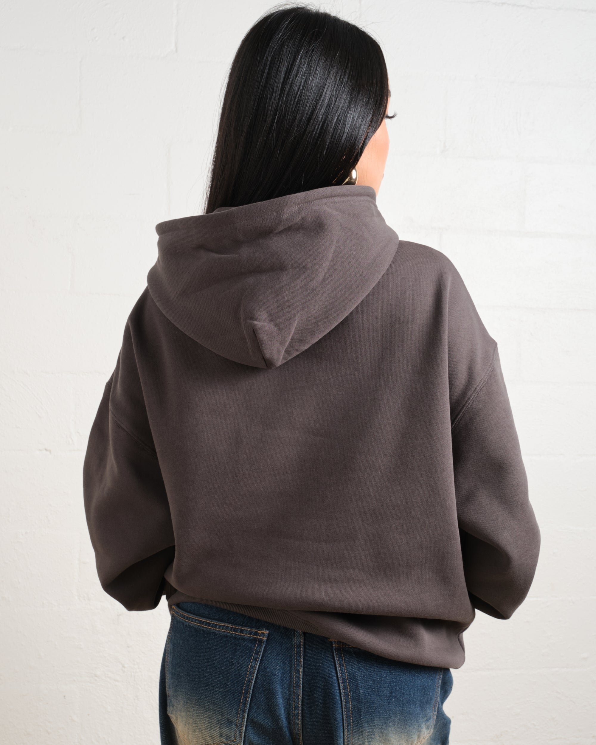 Oversized Unisex Hoodie 340 GSM Cotton Poly Blend Drop Shoulder Relaxed Fit