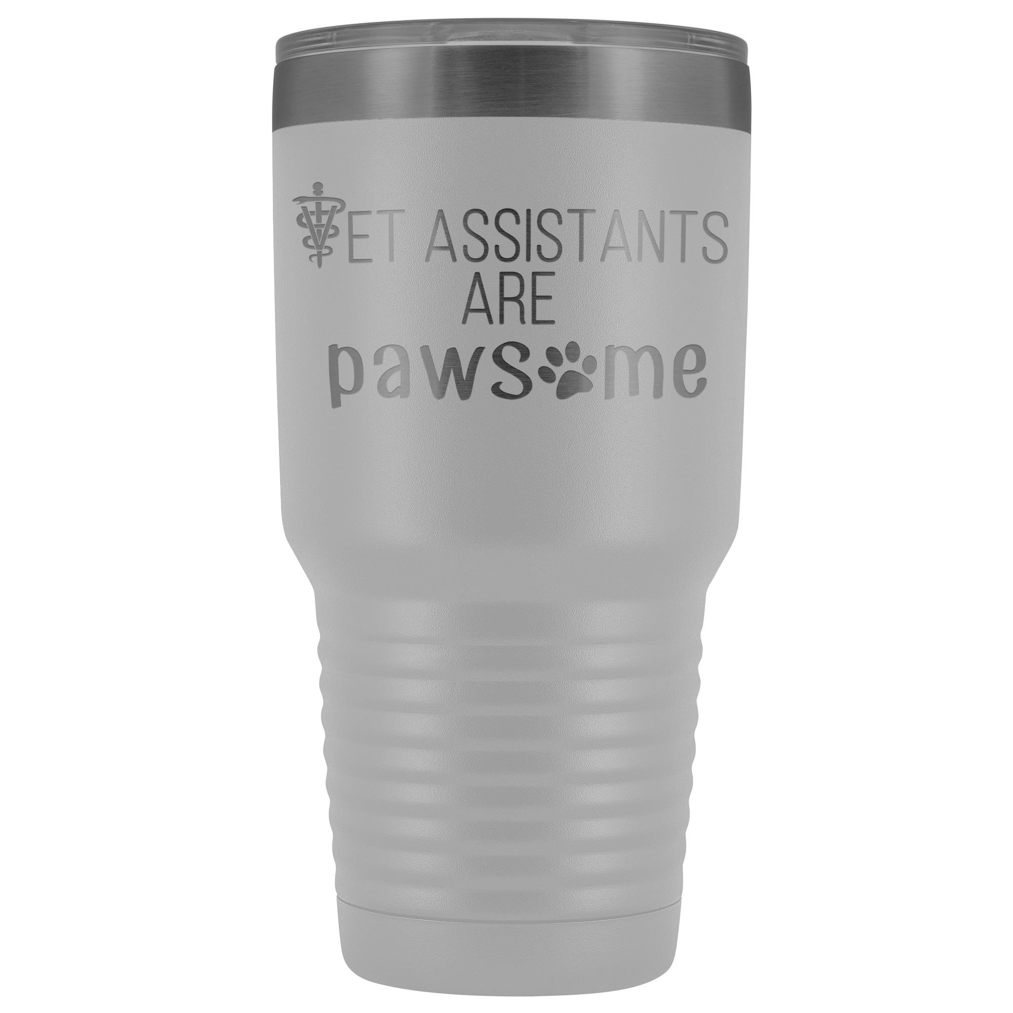 Vet Assistants are Pawesome 30 oz Vacuum Insulated Polar Camel Tumbler