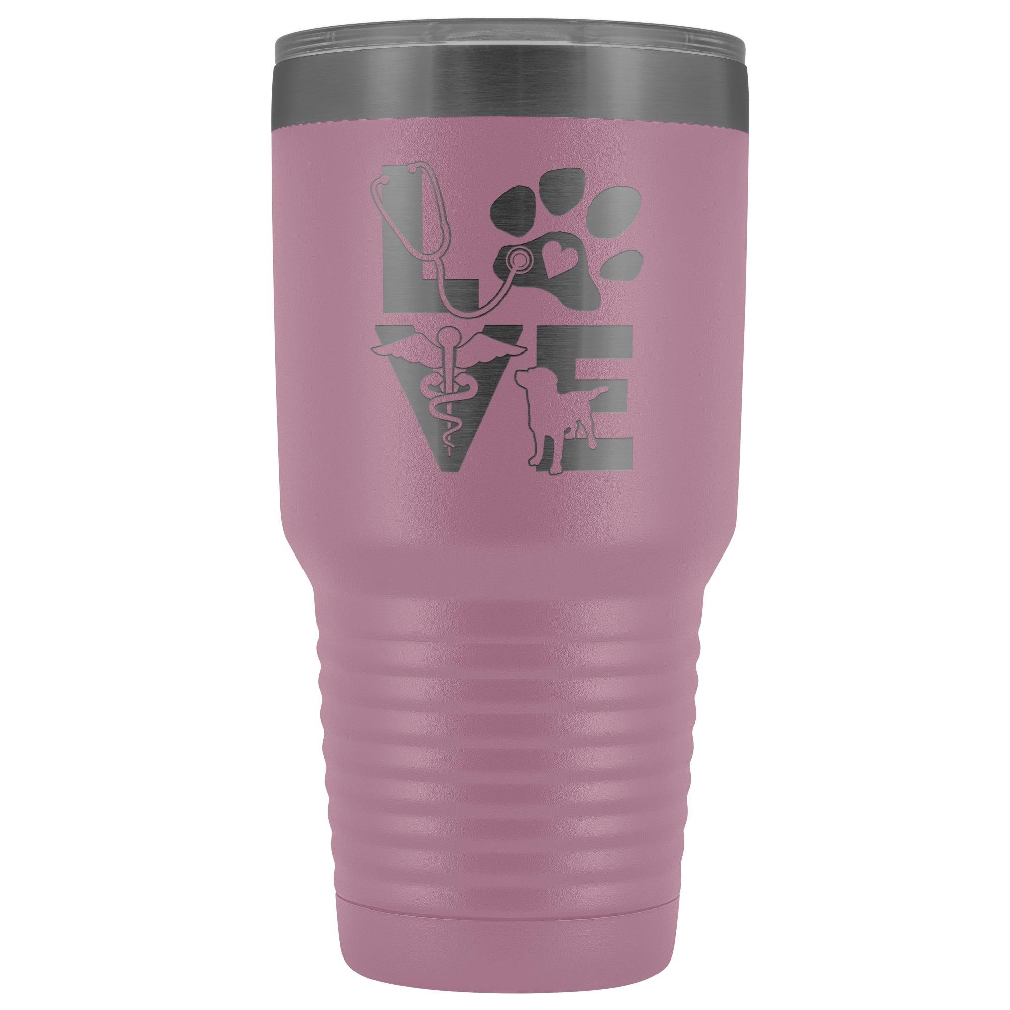 Veterinary Love Dog 30oz Vacuum Insulated Tumbler - Polar Camel Powder Coated