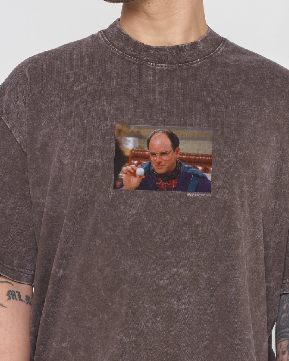 Marine Biologist Oversized Tee - Seinfeld Collab Unisex 90s Boxy Fit 100% Combed Cotton