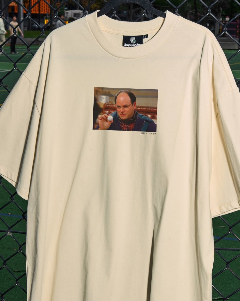 Marine Biologist Oversized Tee - Seinfeld Collab Unisex 90s Boxy Fit 100% Combed Cotton