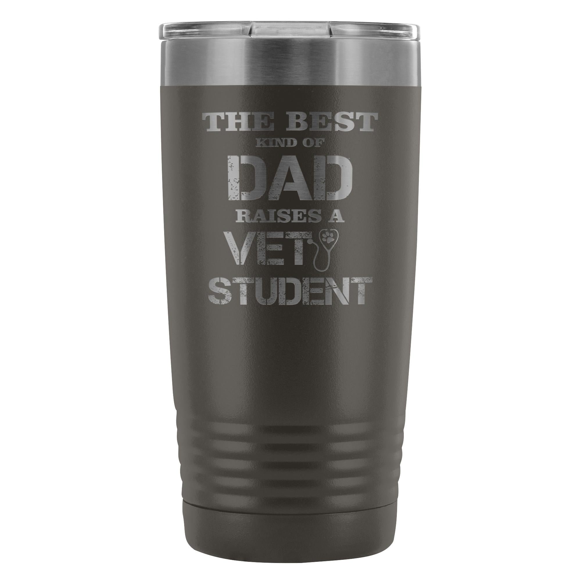 Vet Student Dad 20oz Vacuum Tumbler - Polar Camel Double Wall Insulated