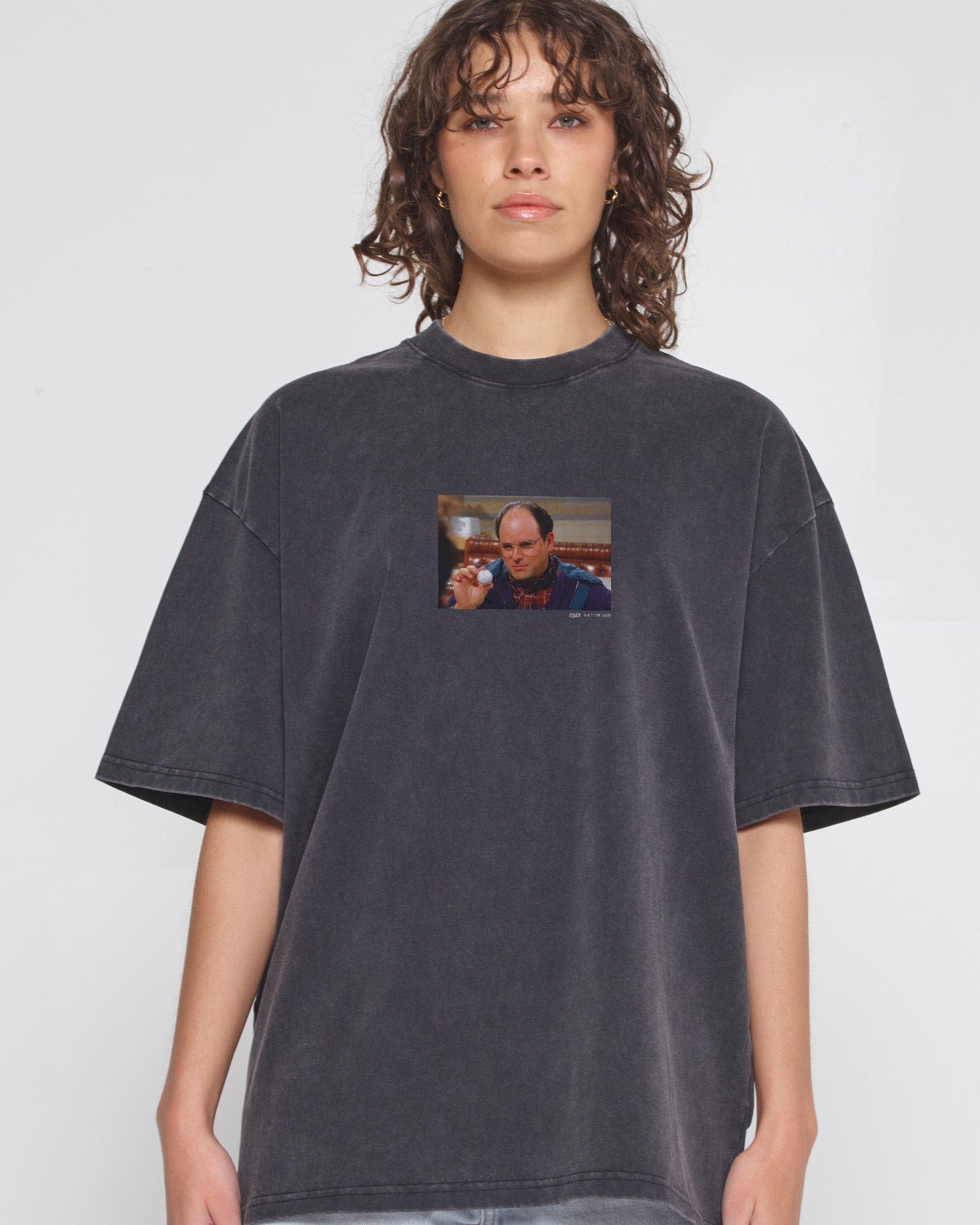 Marine Biologist Oversized Tee - Seinfeld Collab Unisex 90s Boxy Fit 100% Combed Cotton