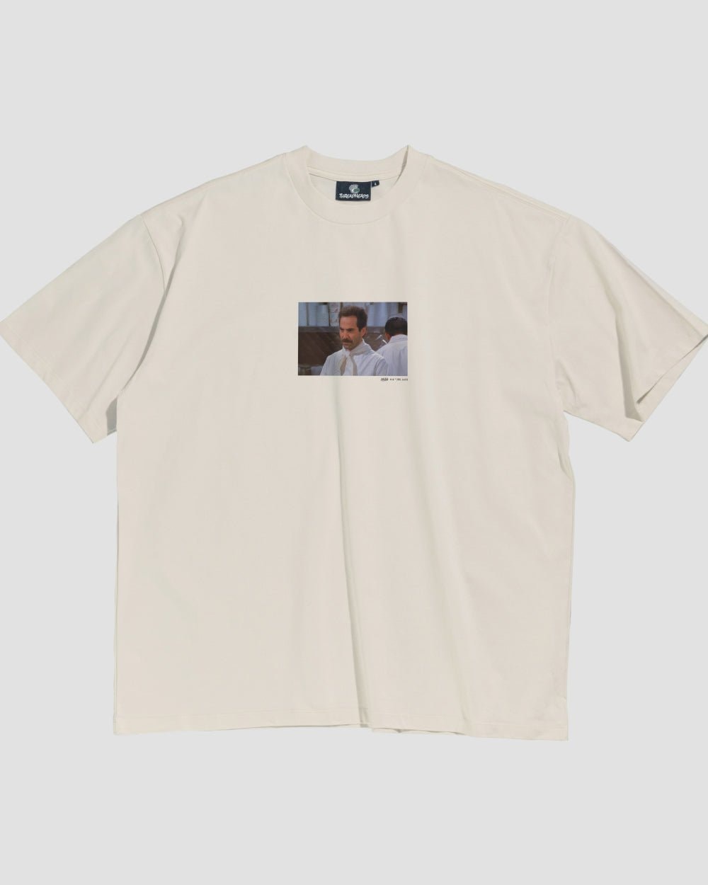 No Soup Oversized Graphic Tee - Seinfeld Collab Unisex 90s Boxy Fit 100% Combed Cotton