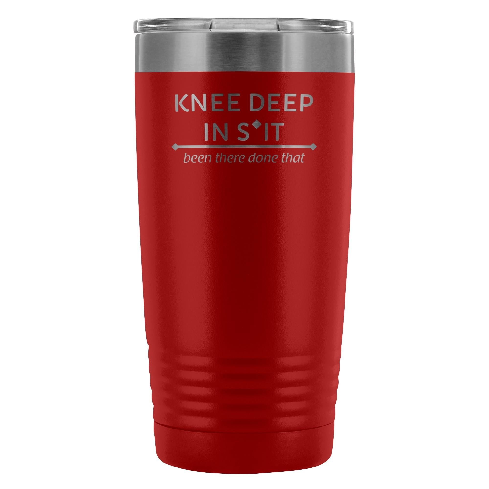 Large Animal Vet Knee Deep in S*it Been There Done That 20oz Vacuum Tumbler - Polar Camel