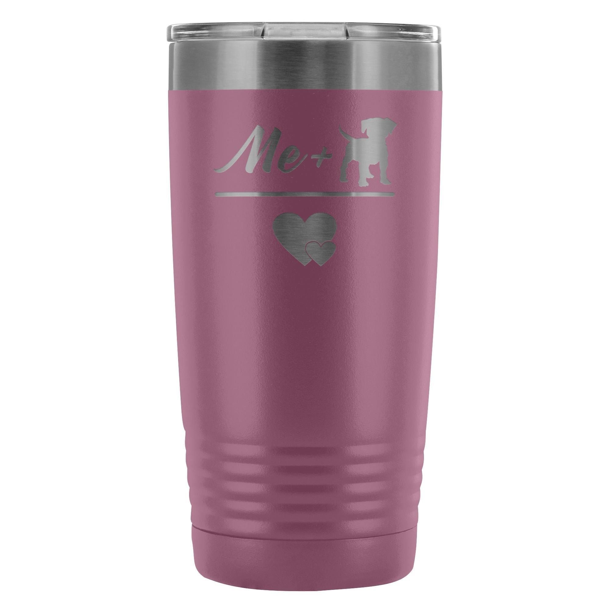 Me + Dogs = Love 20oz Vacuum Tumbler - Polar Camel Insulated Dog Lover Gift