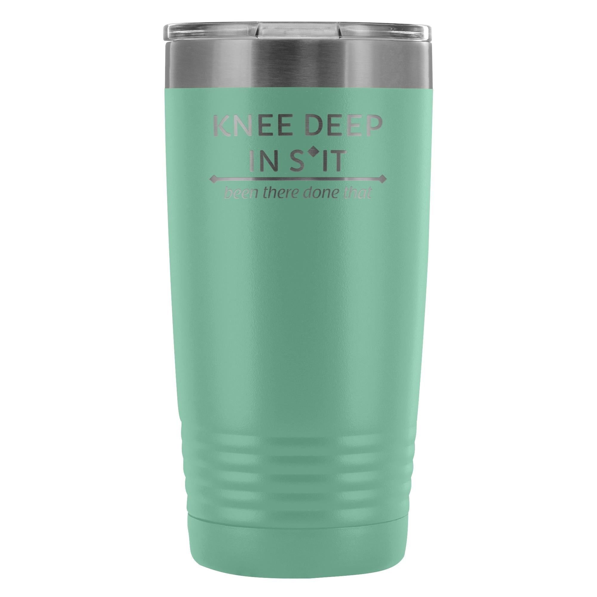 Large Animal Vet Knee Deep in S*it Been There Done That 20oz Vacuum Tumbler - Polar Camel