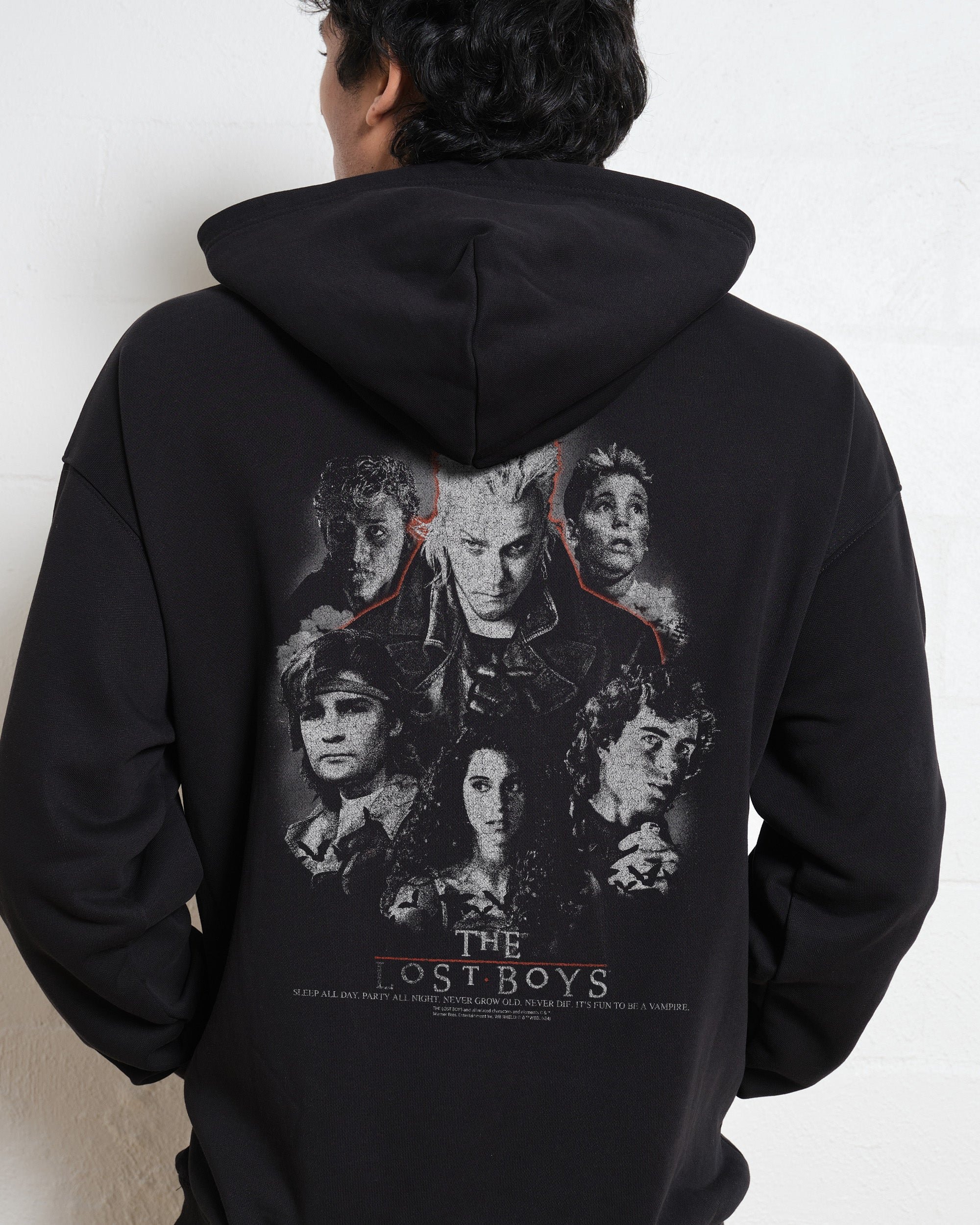 The Lost Boys Unisex Graphic Hoodie - 90s Boxy Fit, 340gsm Cotton-Poly Blend