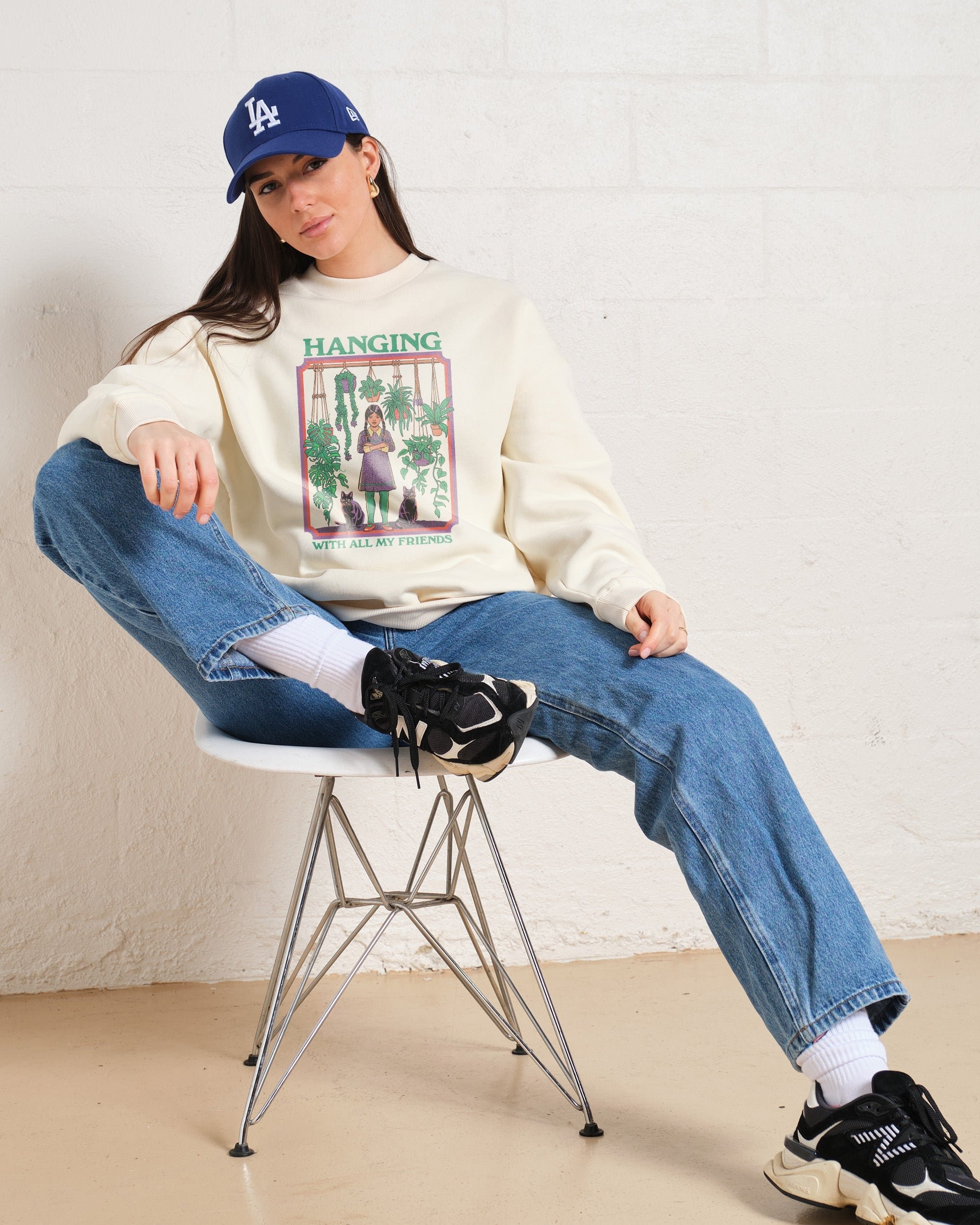 Hanging With All My Friends Unisex Graphic Sweatshirt - Steven Rhodes Design