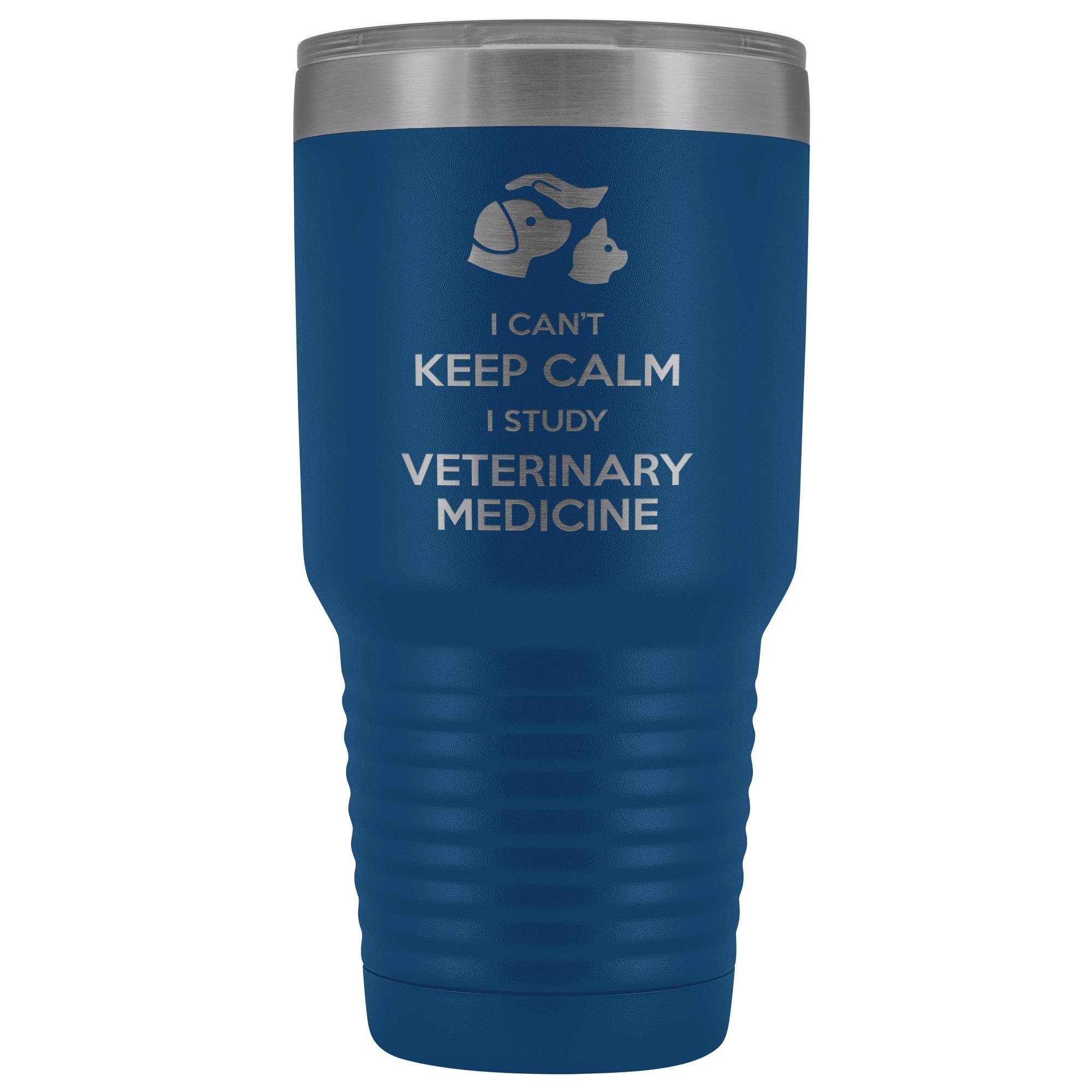 30oz Vacuum Tumbler Vet Student I Can't Keep Calm I Study Veterinary Medicine Polar Camel