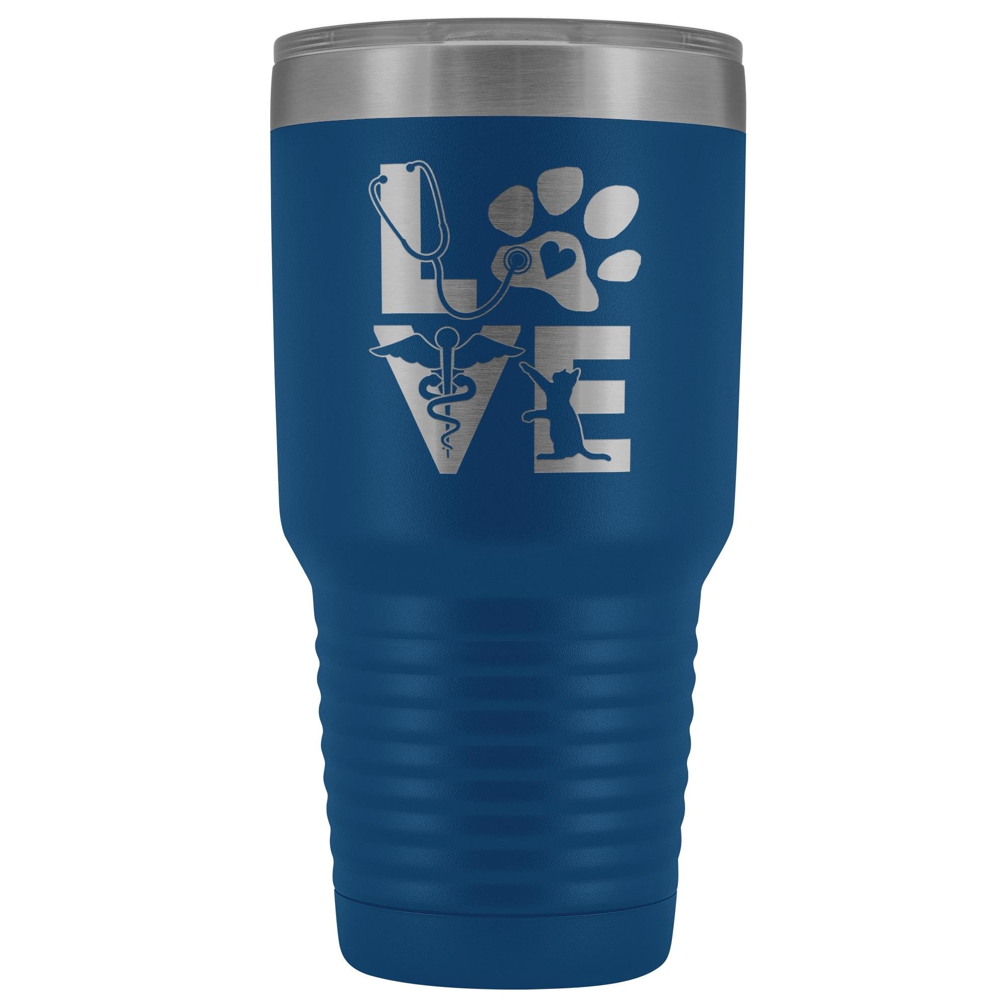 Veterinary Love Cat 30oz Vacuum Tumbler - Polar Camel Insulated Double Wall