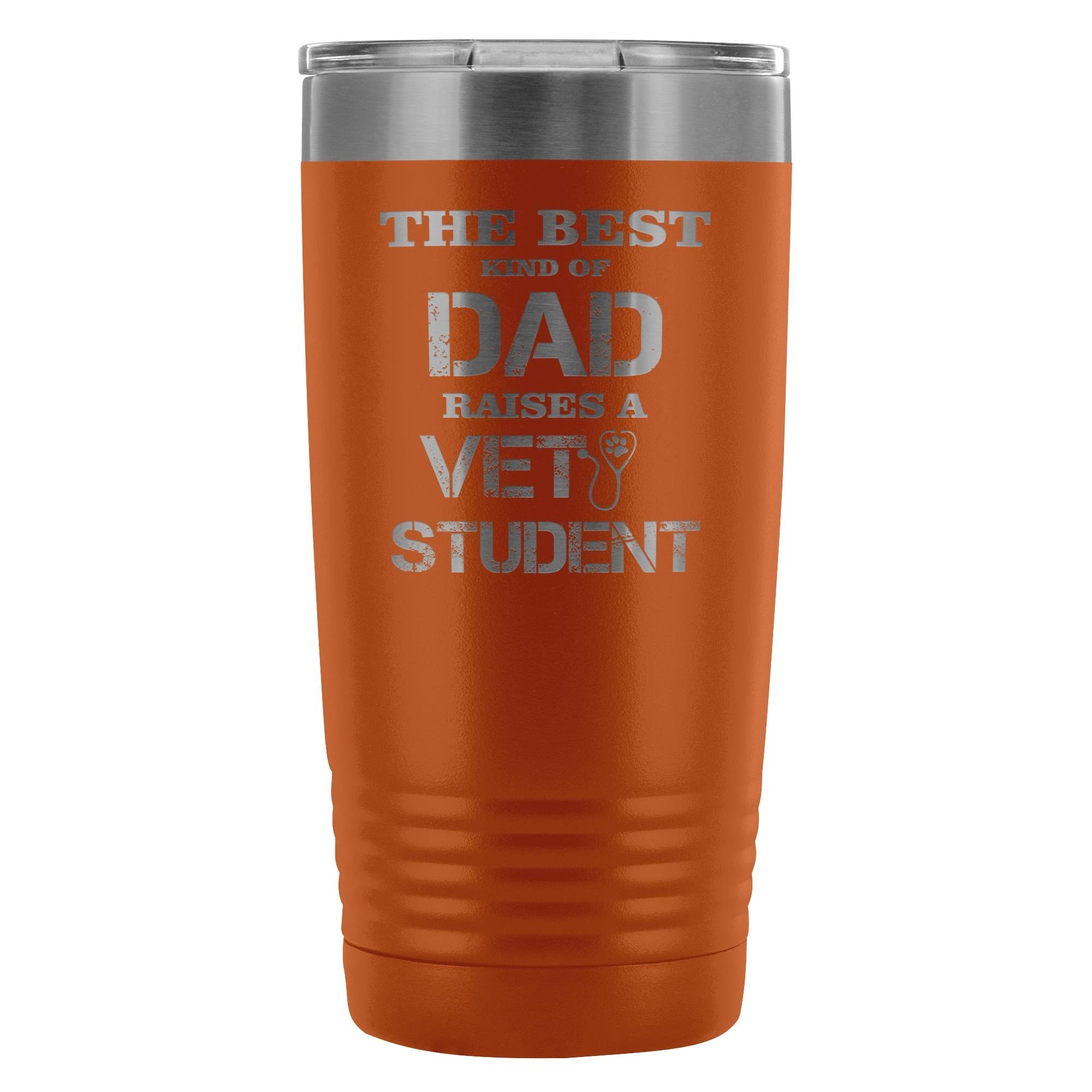 Vet Student Dad 20oz Vacuum Tumbler - Polar Camel Double Wall Insulated