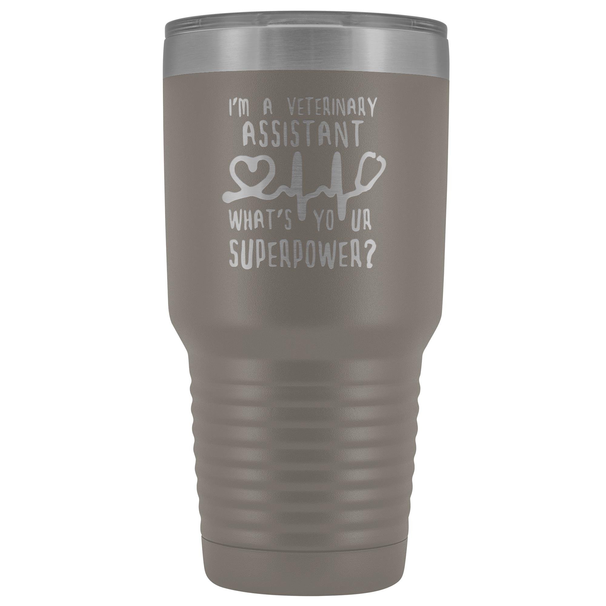 I'm a Veterinary Assistant, What's Your Superpower? 30oz Polar Camel Vacuum Tumbler