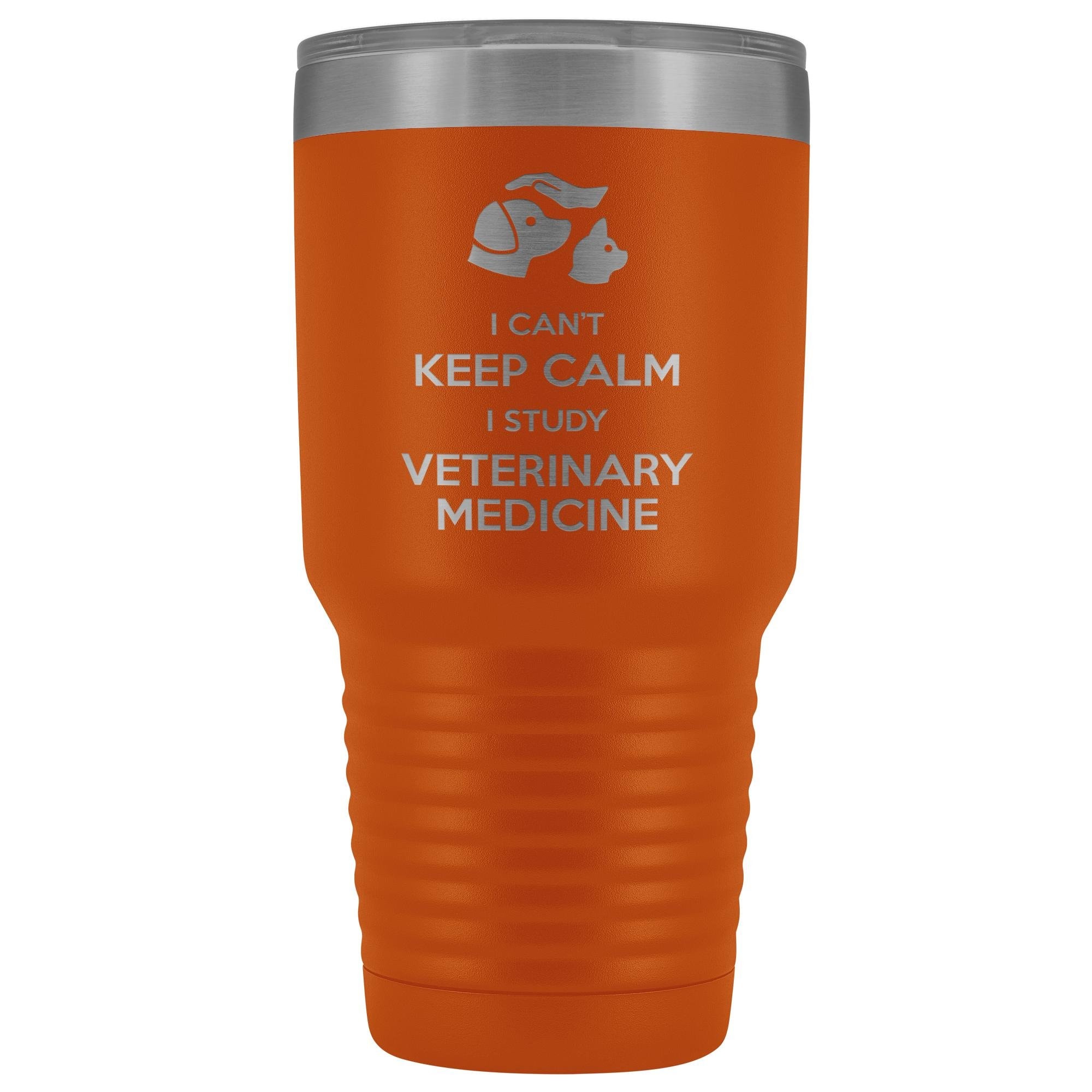 30oz Vacuum Tumbler Vet Student I Can't Keep Calm I Study Veterinary Medicine Polar Camel