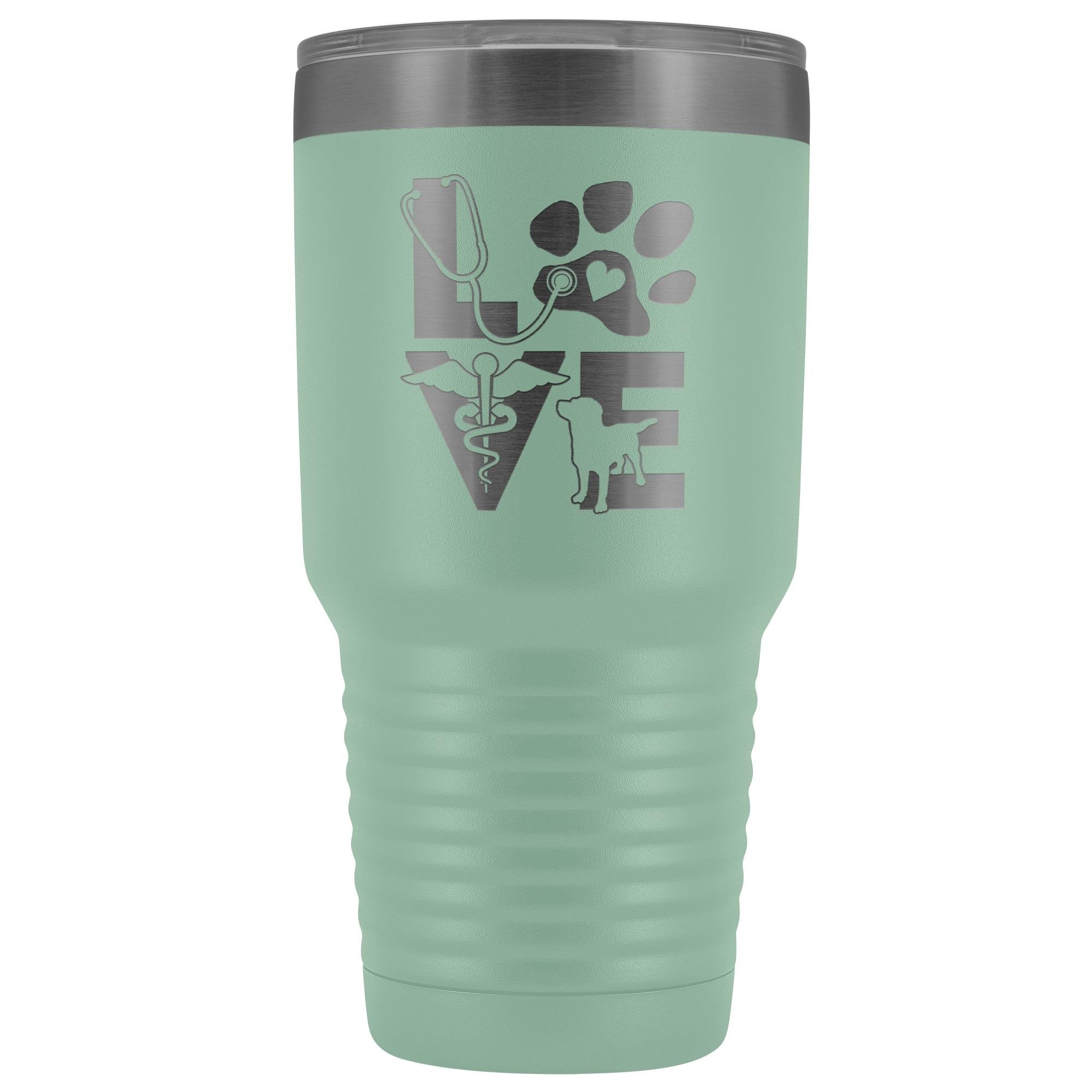 Veterinary Love Dog 30oz Vacuum Insulated Tumbler - Polar Camel Powder Coated