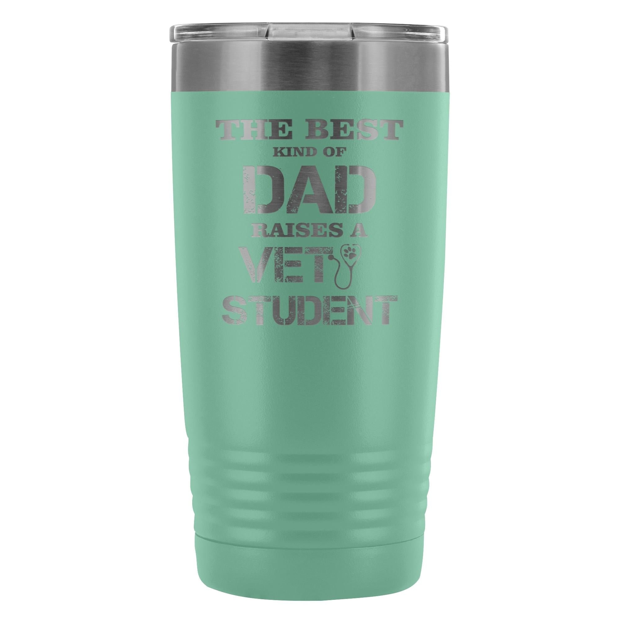 Vet Student Dad 20oz Vacuum Tumbler - Polar Camel Double Wall Insulated