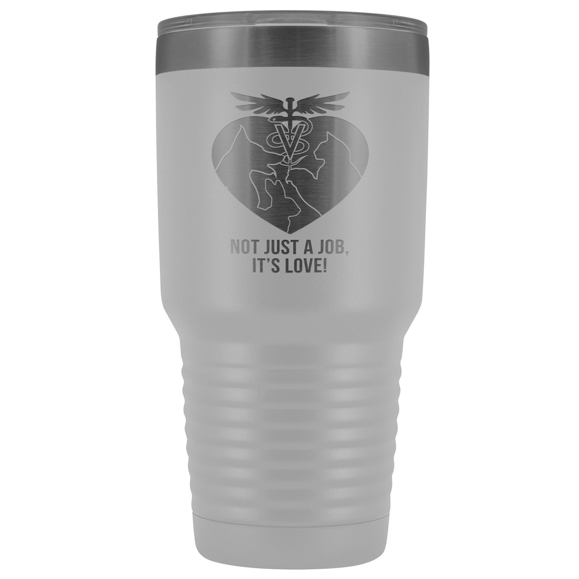 30oz Vacuum Insulated Tumbler - Not Just a Job It's Love Veterinary Design Polar Camel