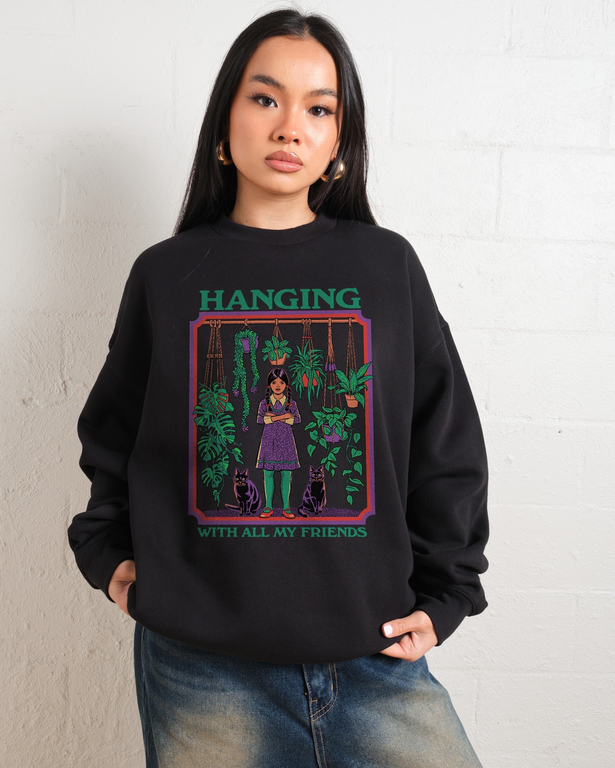 Hanging With All My Friends Unisex Graphic Sweatshirt - Steven Rhodes Design