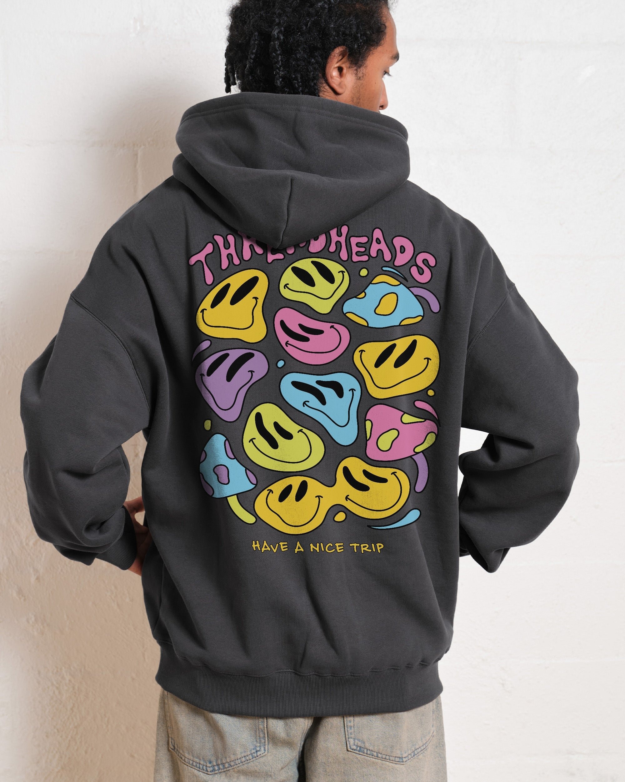 Have a Nice Trip Unisex Graphic Hoodie - 90s Boxy Fit, 340gsm Cotton-Poly Blend
