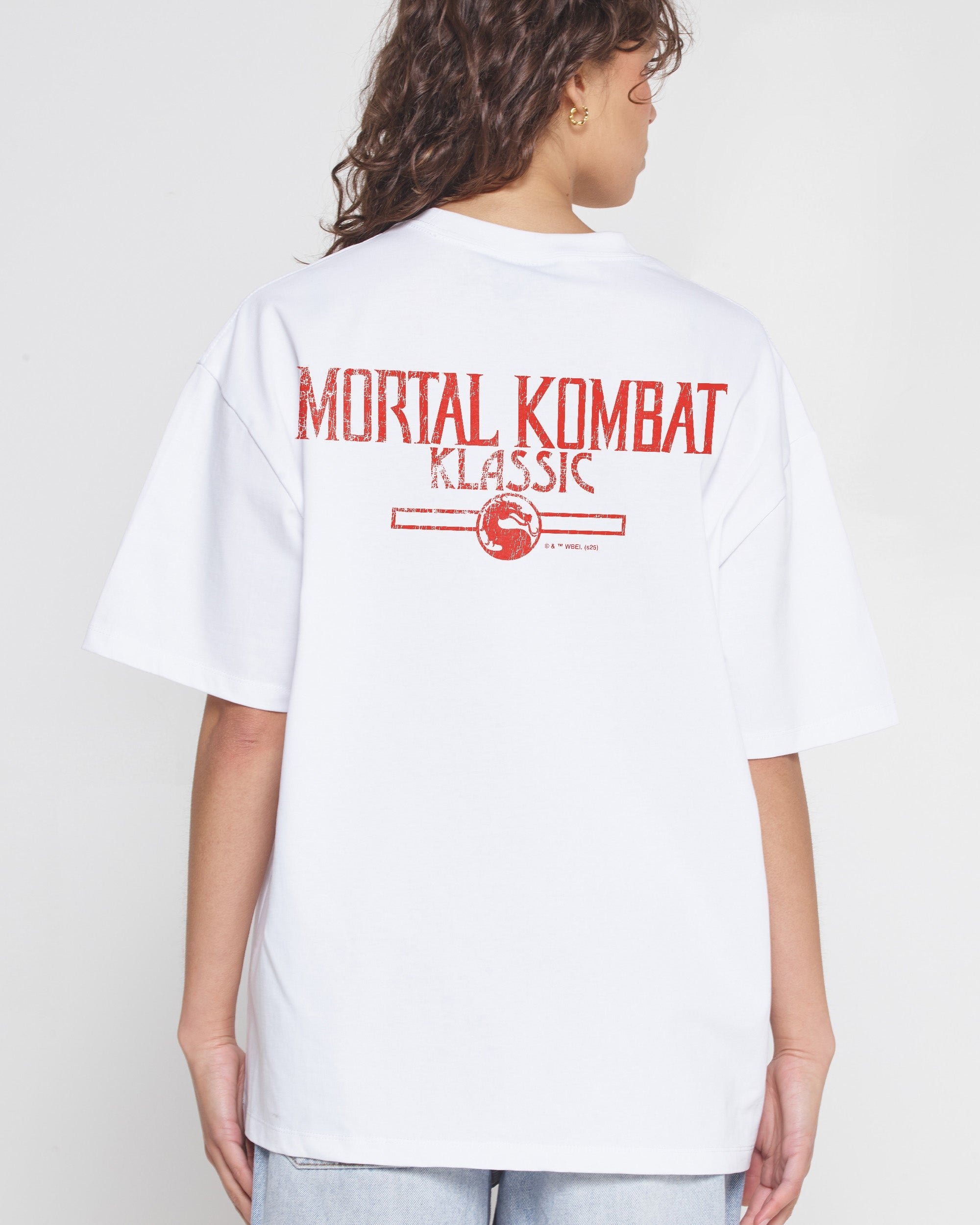 Mortal Kombat Banner Oversized Graphic Tee - Unisex 100% Combed Cotton Heavyweight