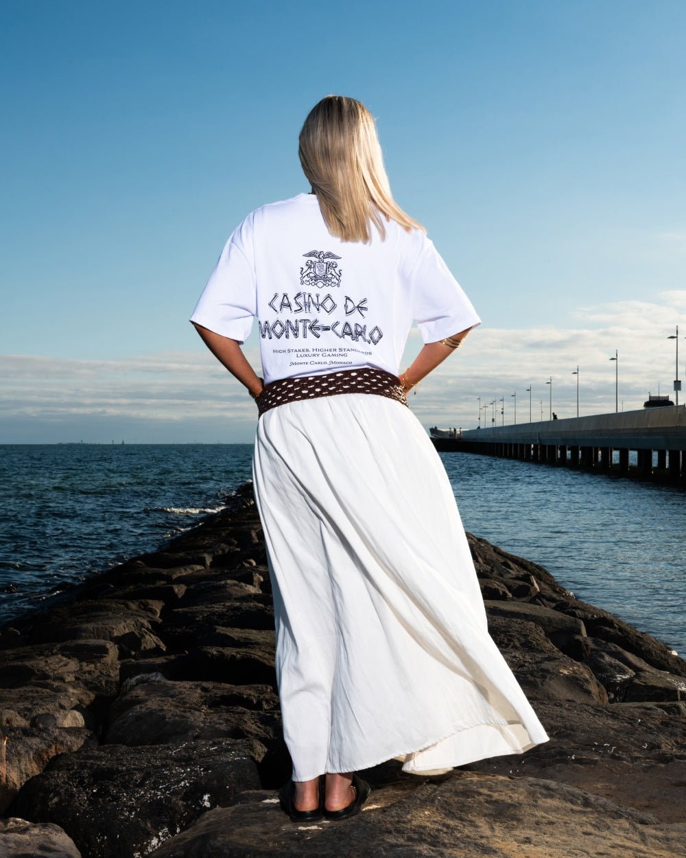 Casino De Monte Carlo Oversized Graphic Tee - Threadheads 90s Boxy Fit 100% Combed Cotton