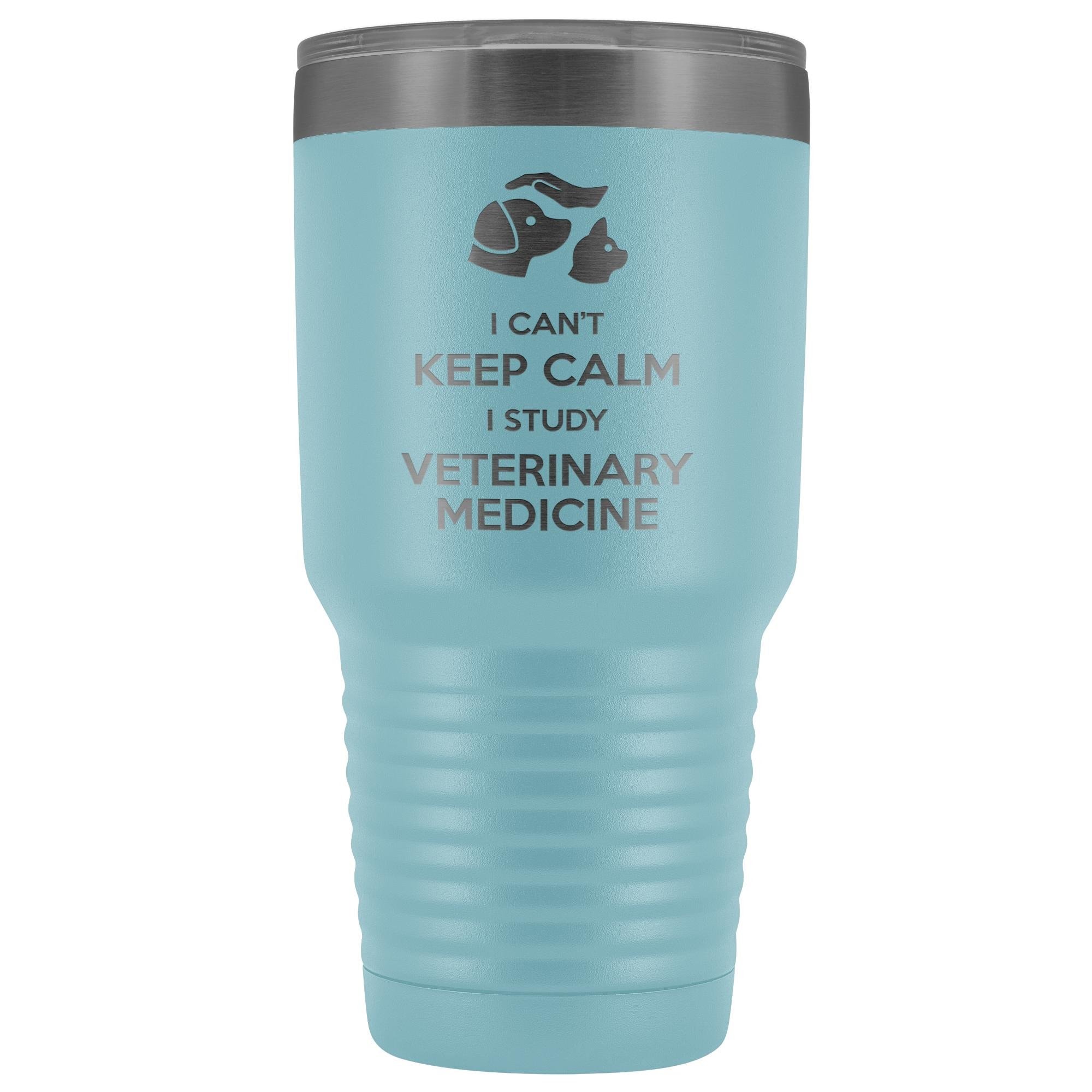 30oz Vacuum Tumbler Vet Student I Can't Keep Calm I Study Veterinary Medicine Polar Camel