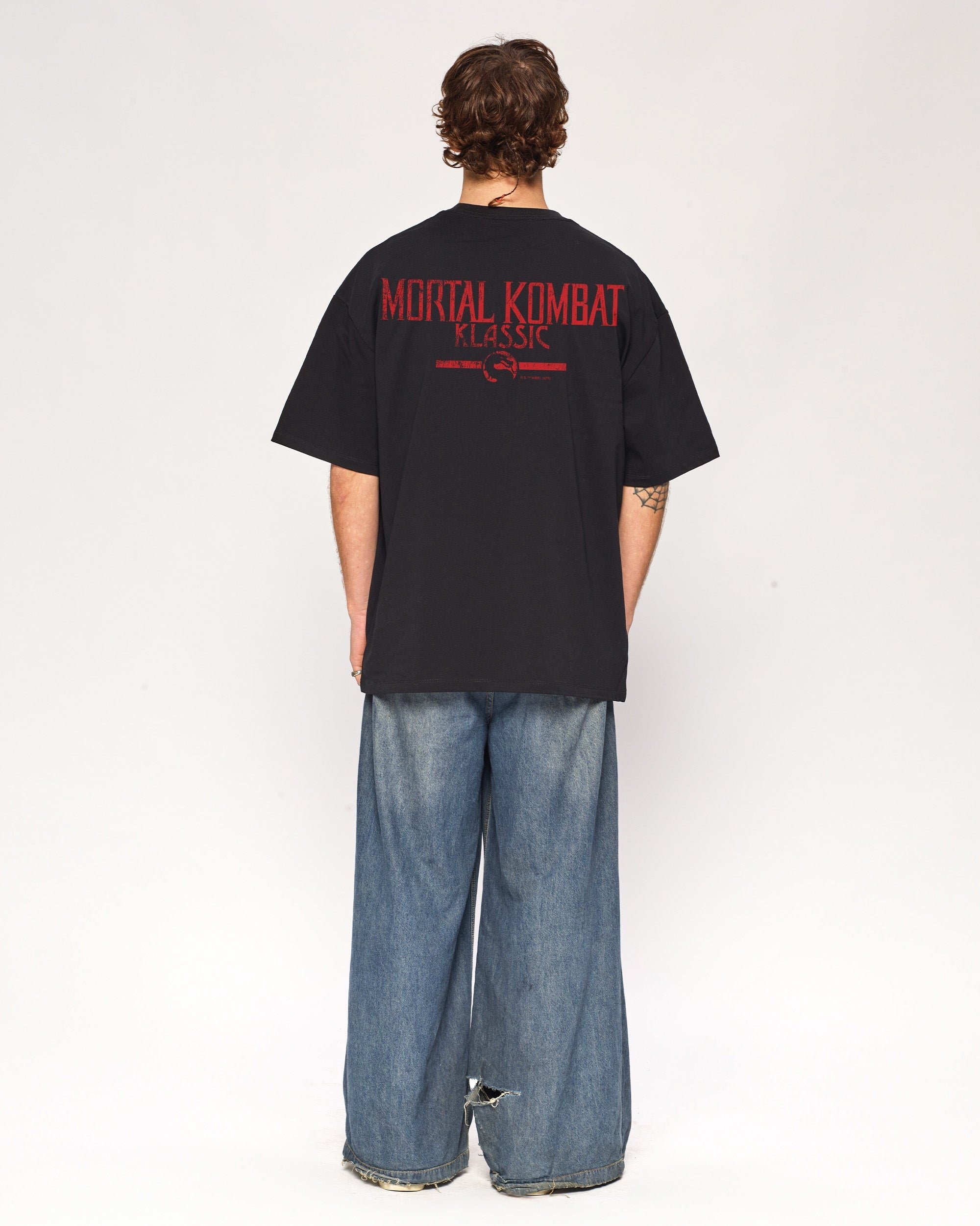 Mortal Kombat Banner Oversized Graphic Tee - Unisex 100% Combed Cotton Heavyweight