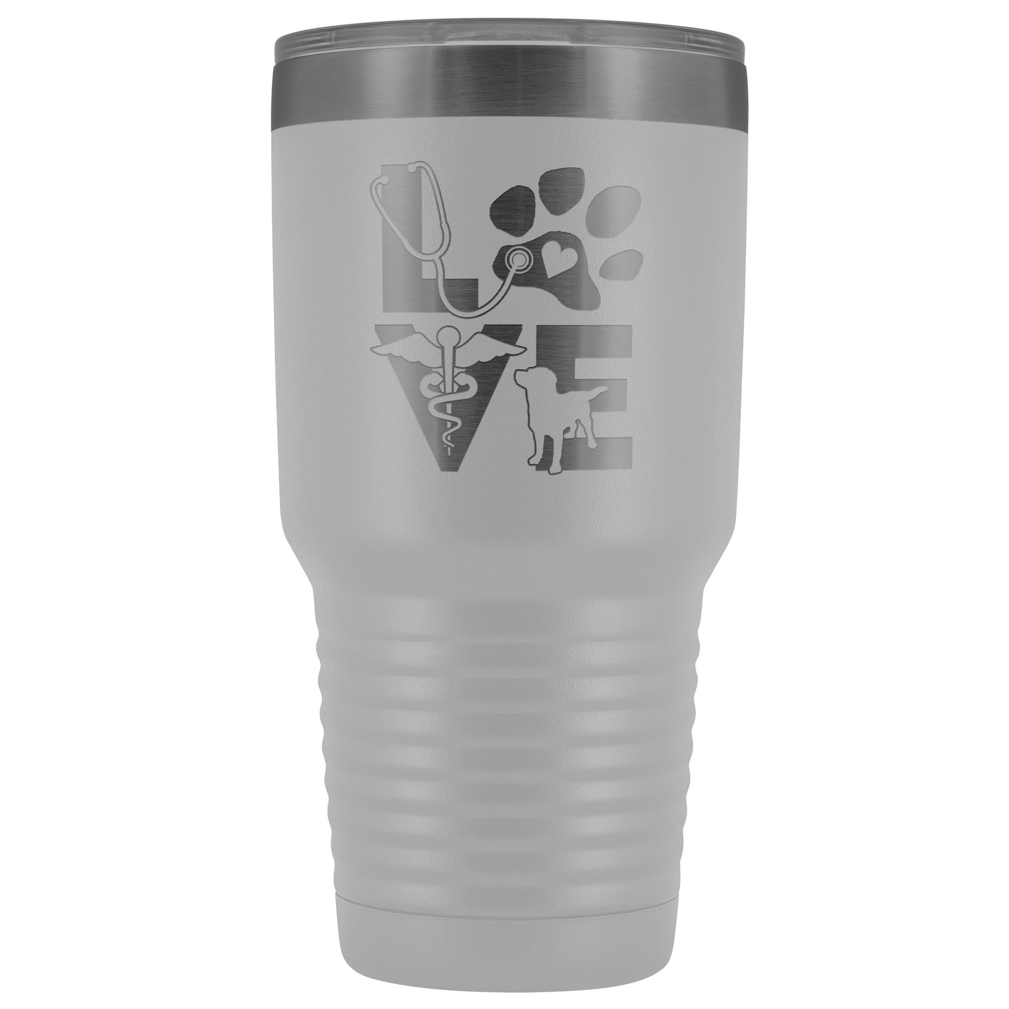 Veterinary Love Dog 30oz Vacuum Insulated Tumbler - Polar Camel Powder Coated