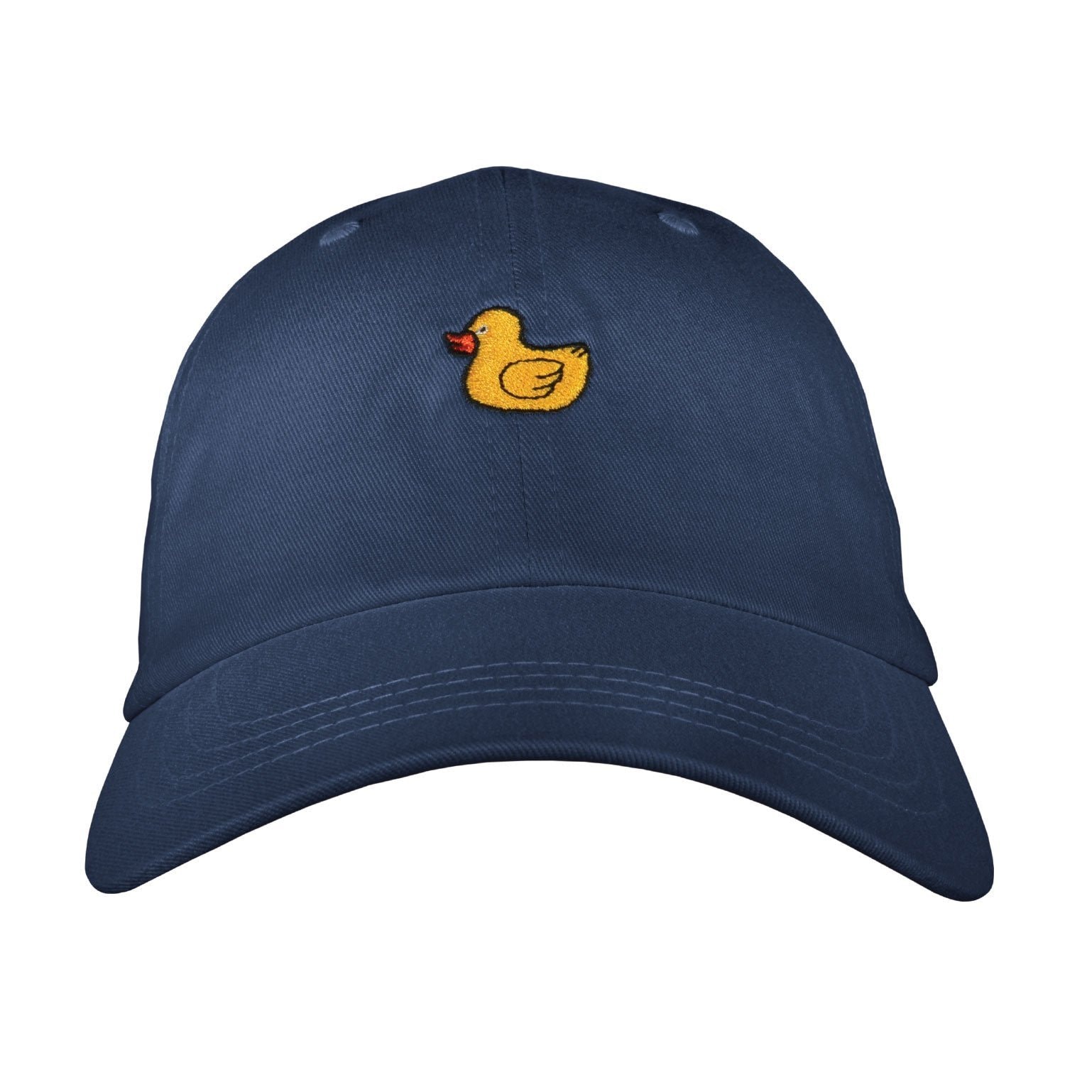 Rubber Duck Dad Hat - Embroidered Unstructured Cotton Twill Adjustable
