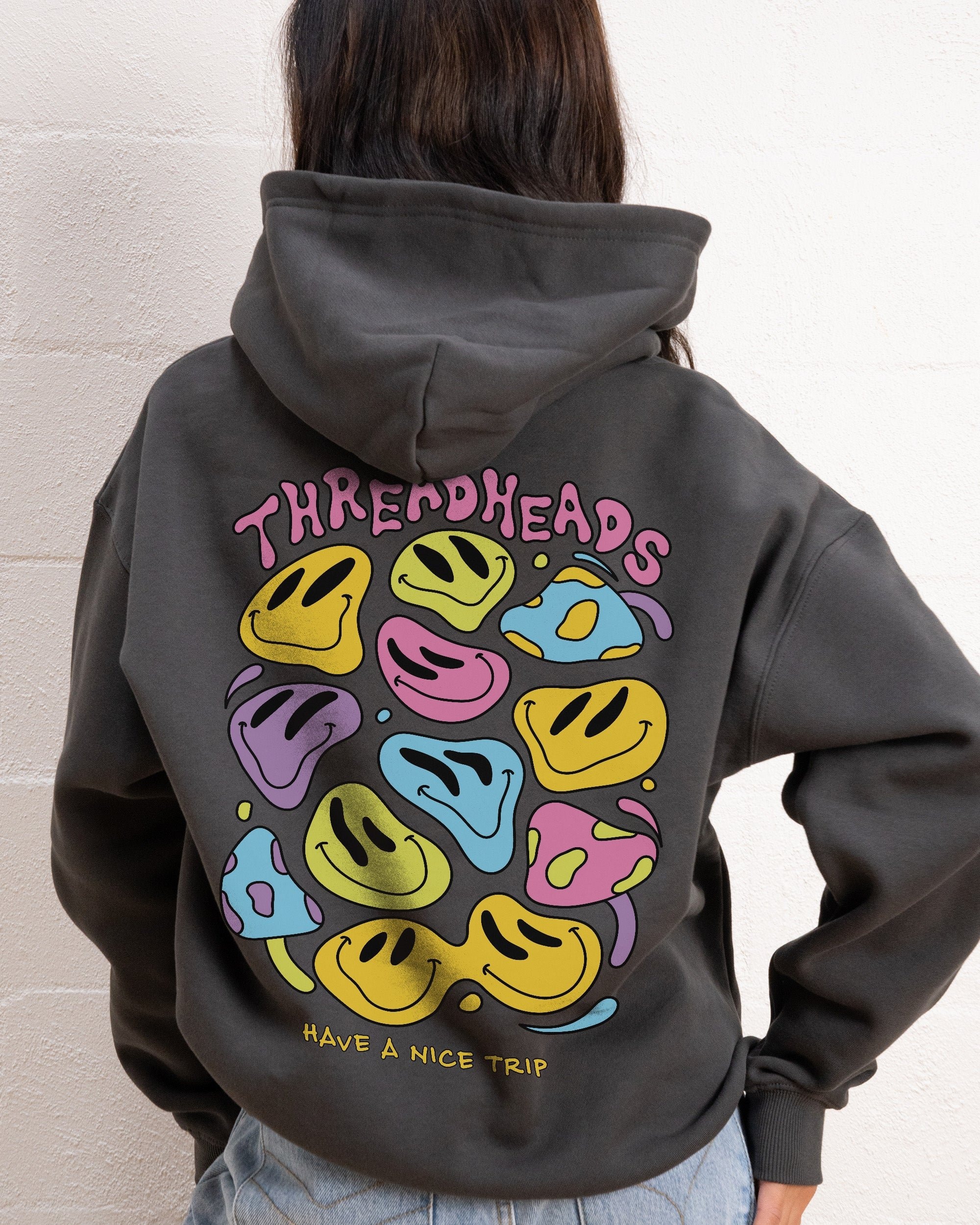 Have a Nice Trip Unisex Graphic Hoodie - 90s Boxy Fit, 340gsm Cotton-Poly Blend