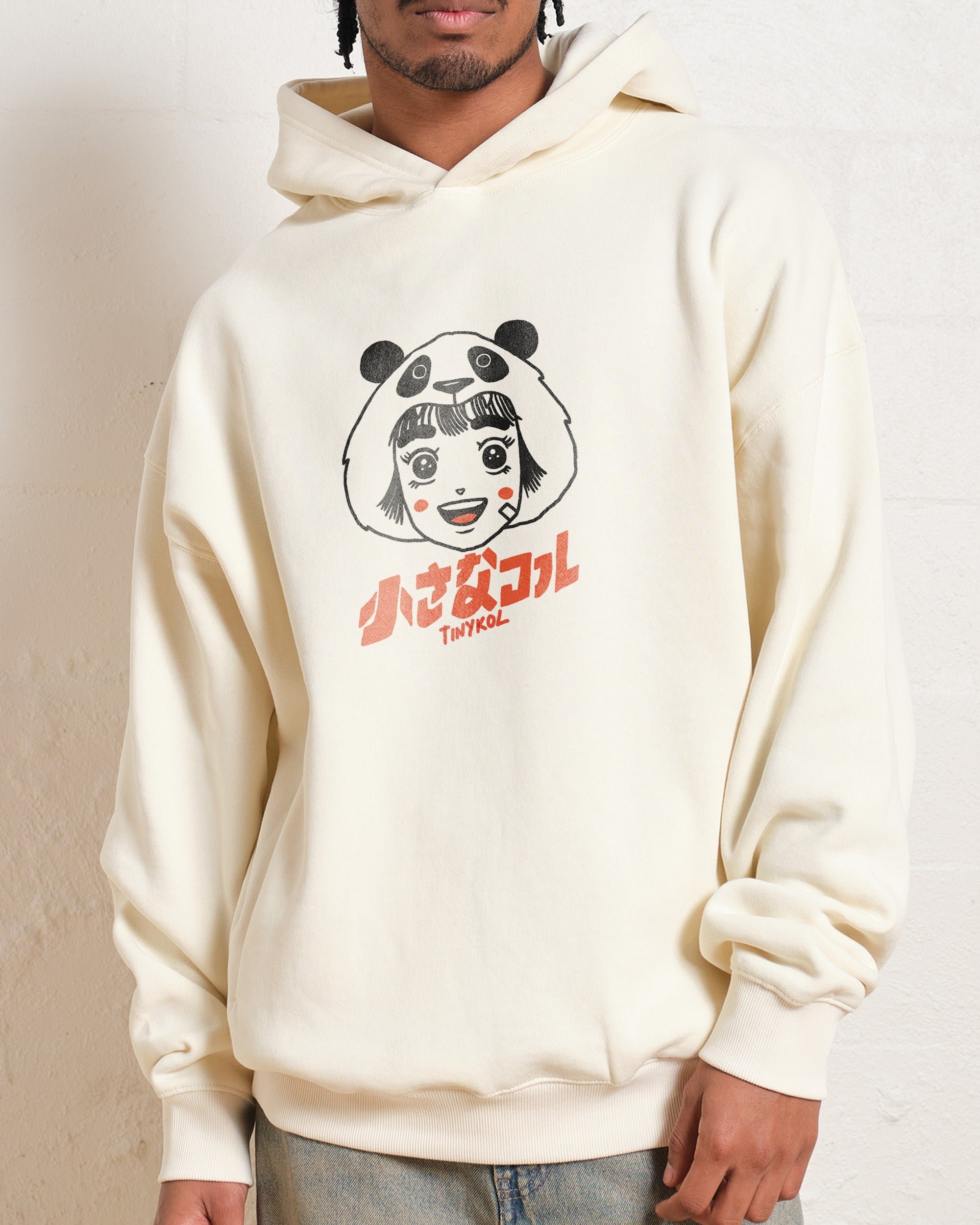 The Panda Hoodie Unisex 90s Boxy Fit 340gsm Cotton-Poly Blend