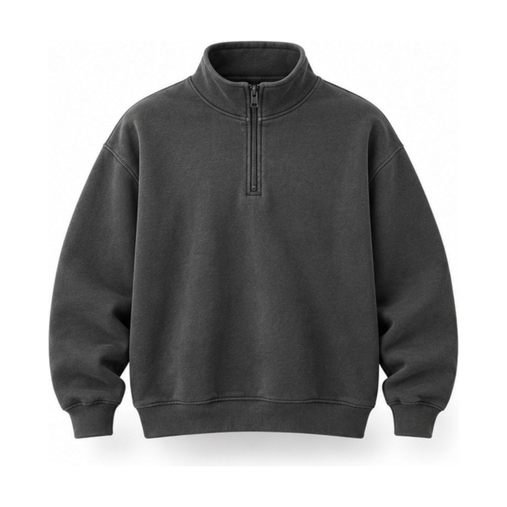Half-Zip Mock Sweatshirt